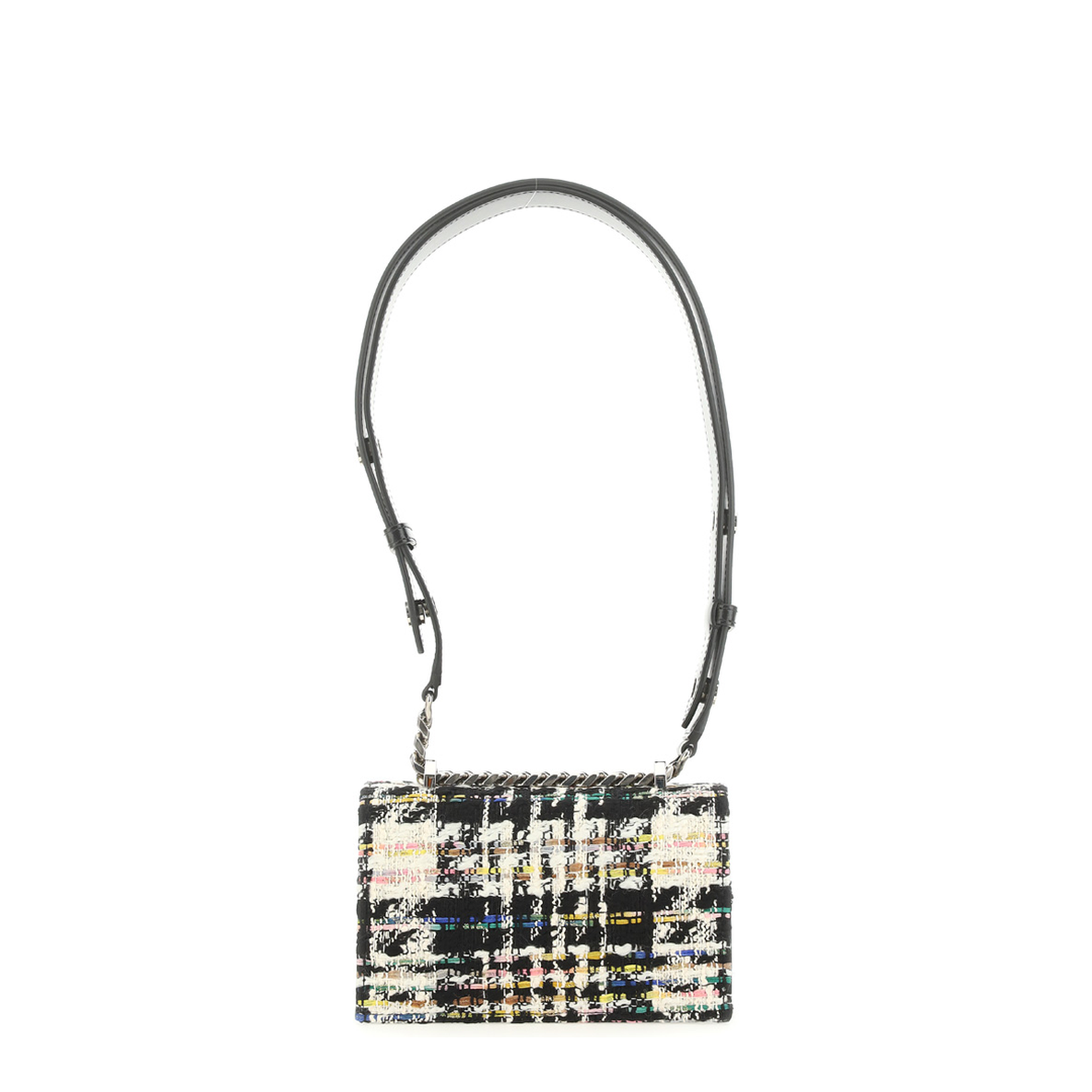 Jewelled Satchel Mini Tweed Crossbody Bag