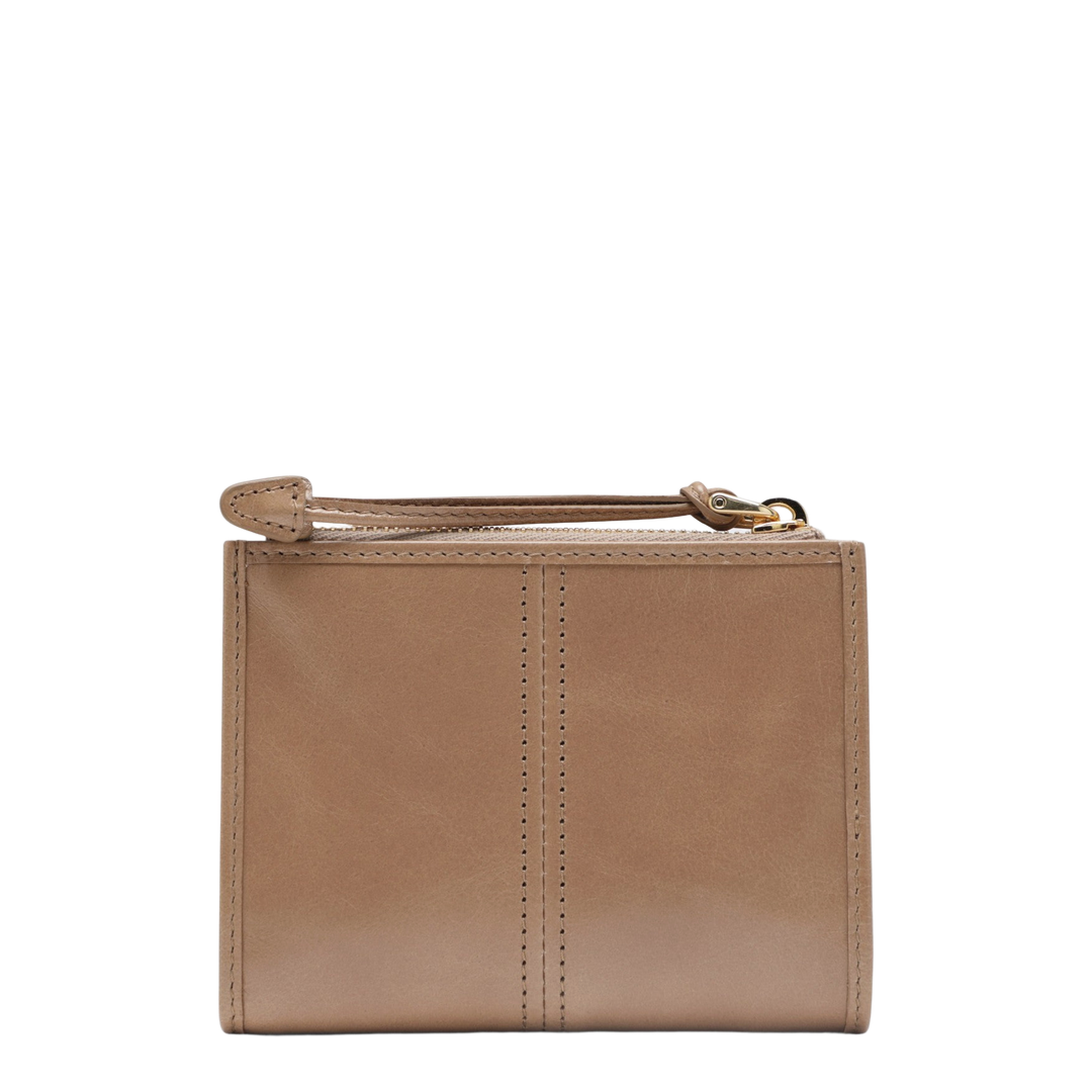 Soft Lux Leather Small Wallet in Cammeo