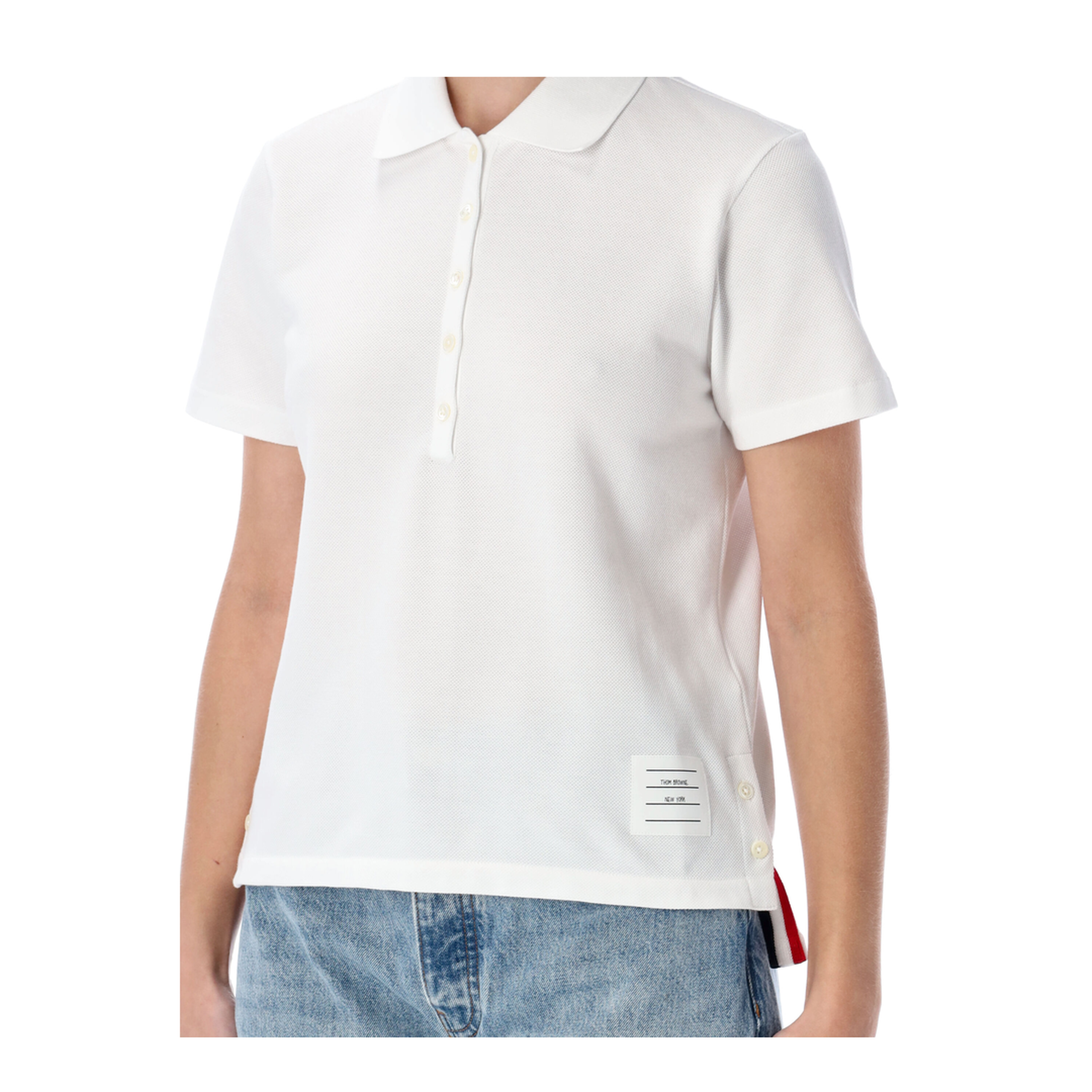MAYFEYR - Thom Browne - T-Shirts And Polos White - FJP014A00050100