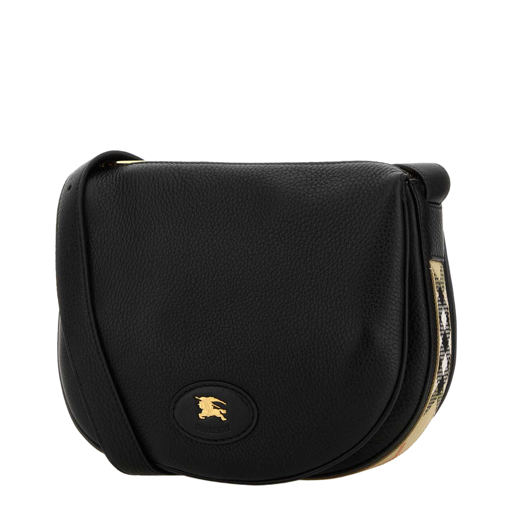 MAYFEYR - Burberry - Black Leather Tavistock Crossbody Bag - 8120263A1189