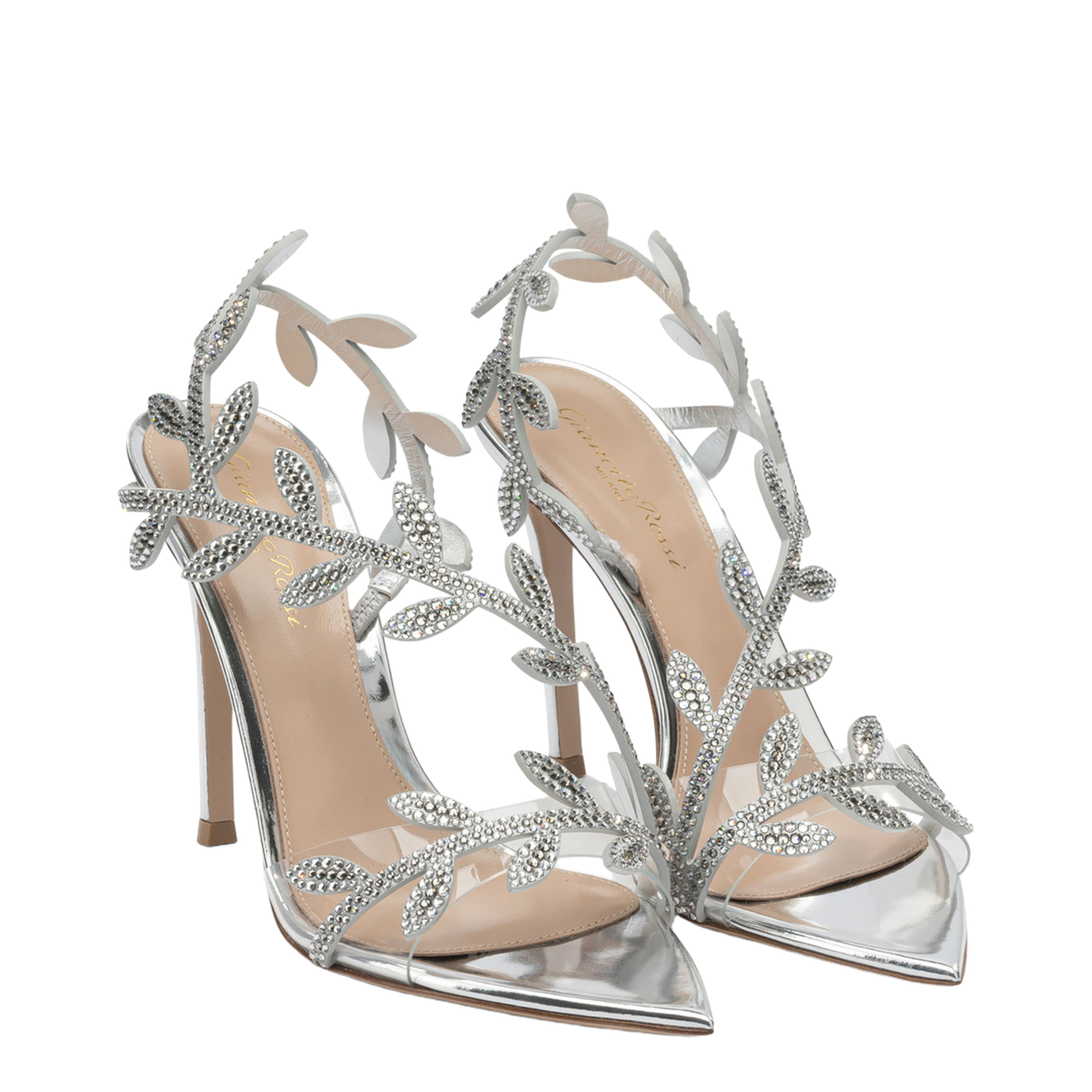 MAYFEYR - Gianvito Rossi - Crystal Flavia 105Mm Heeled Sandals - G3244815RICGBMTRSS