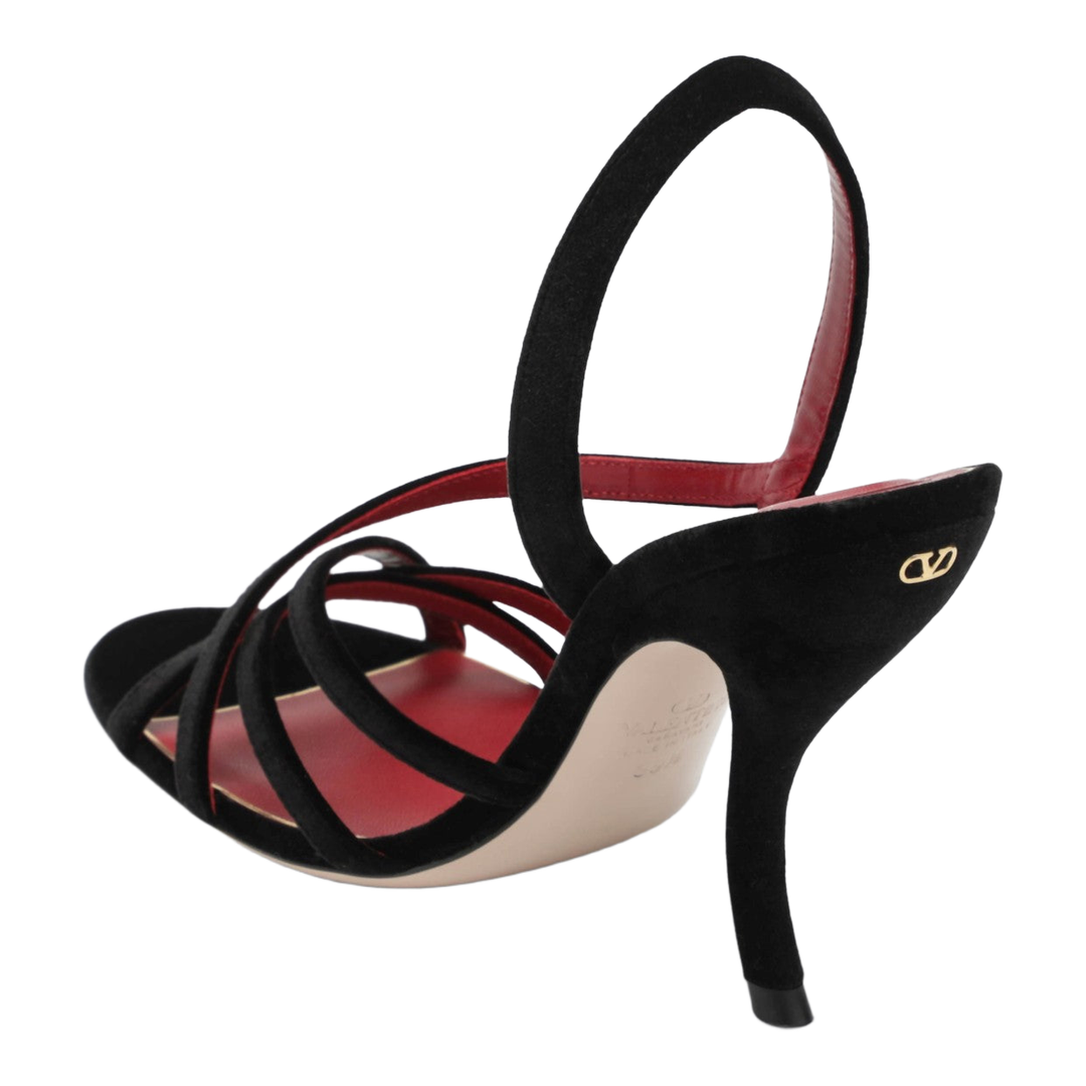 Fetishique Velvet High Heel Sandals