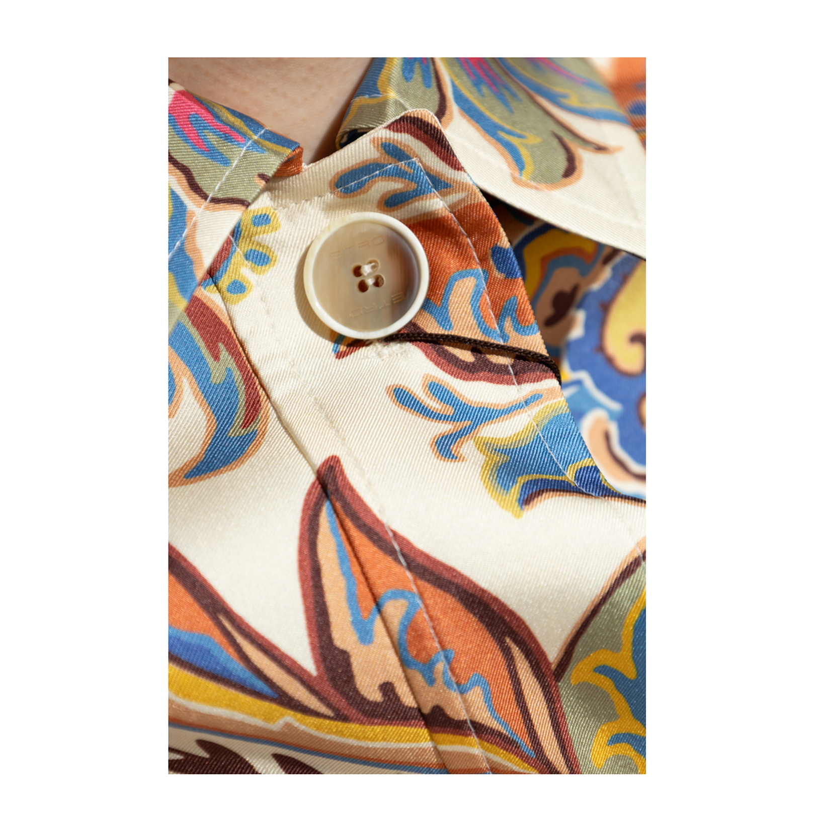 Silk Jacket with Print