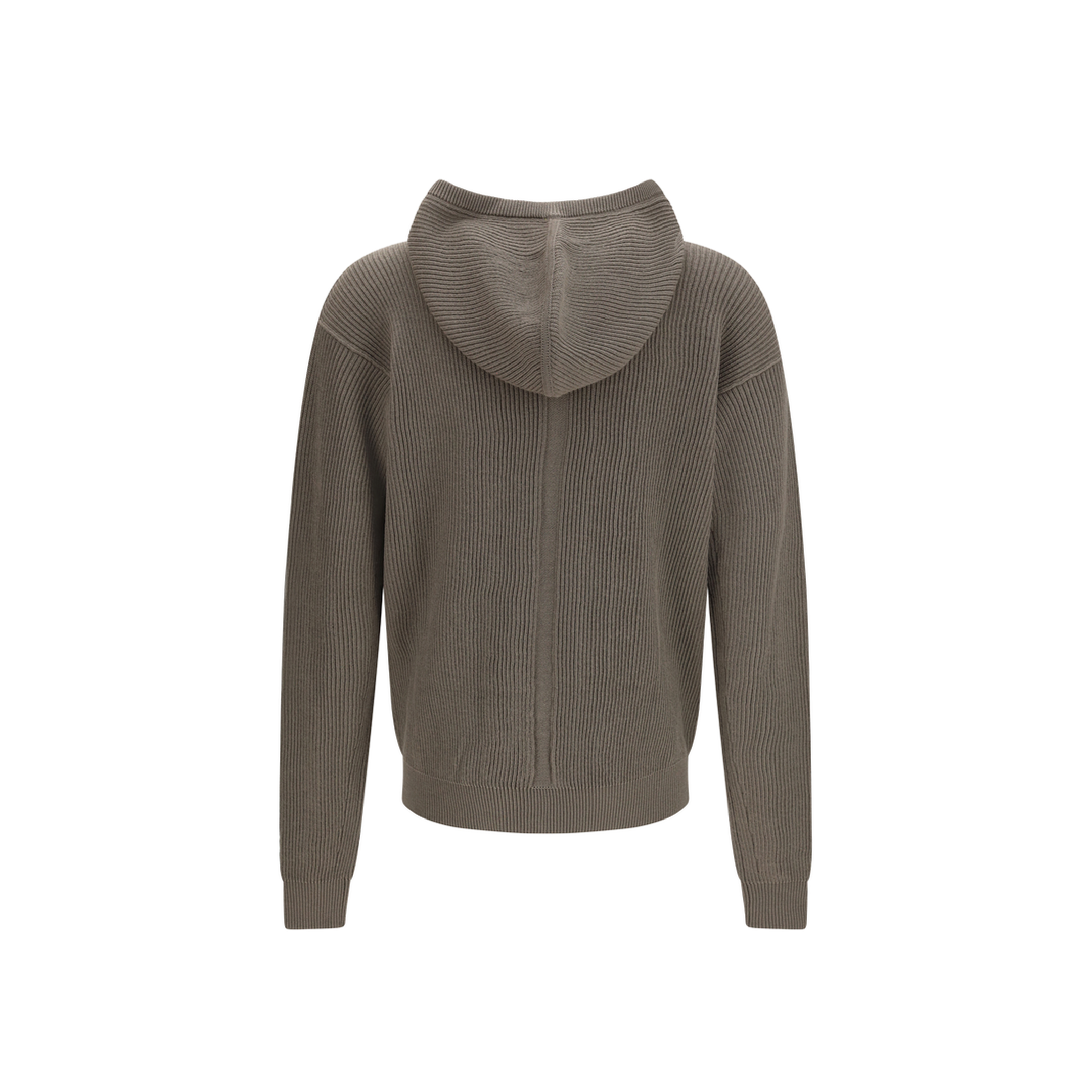 MAYFEYR - Rick Owens - Ribbed Virgin Wool Knit Hoodie - RU01F2614