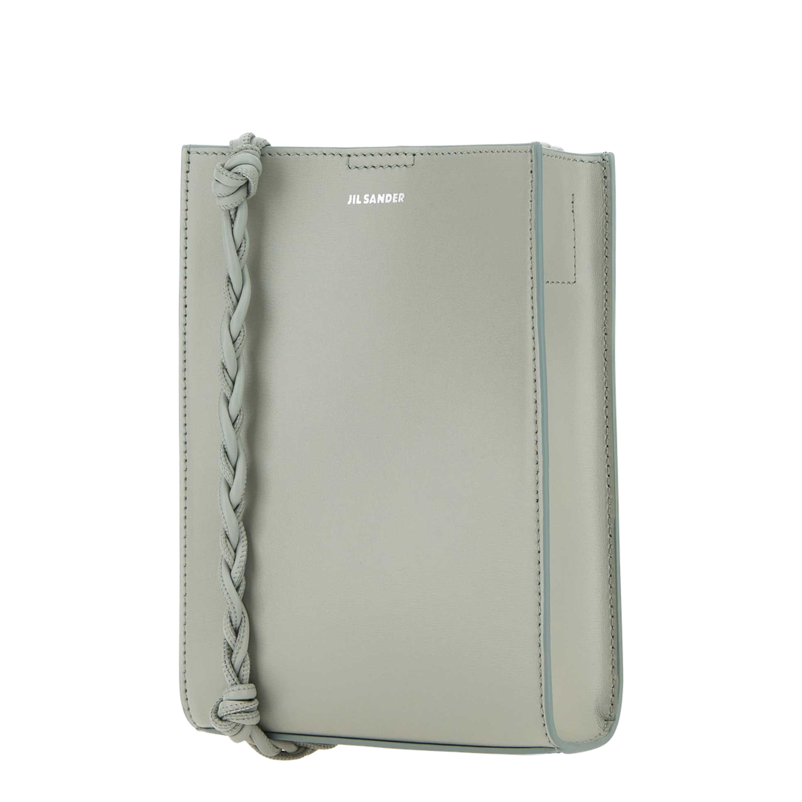 Sage Green Leather Shoulder Bag