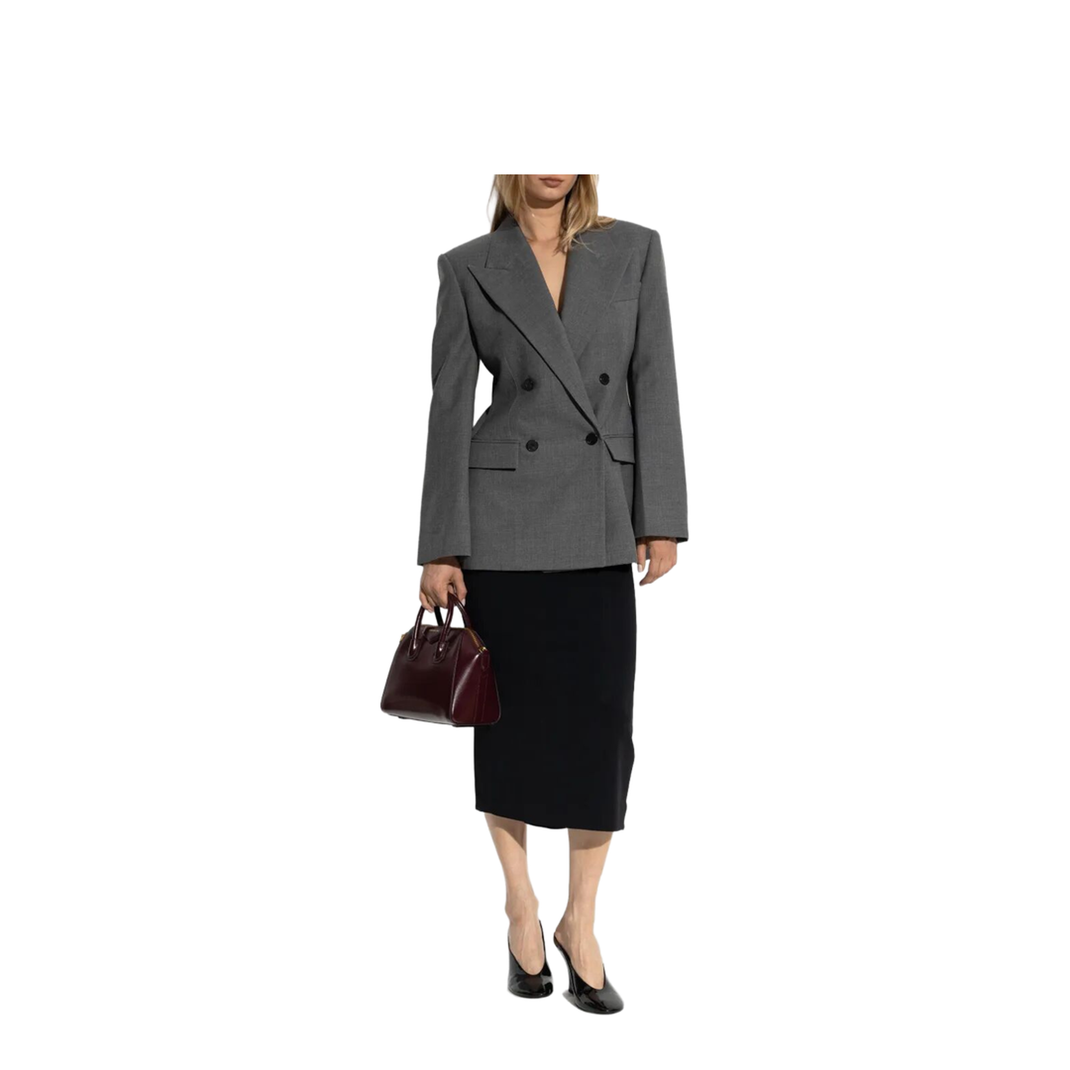MAYFEYR - Givenchy - Double-Breasted Wool Structured Jacket - BW30KW14FU