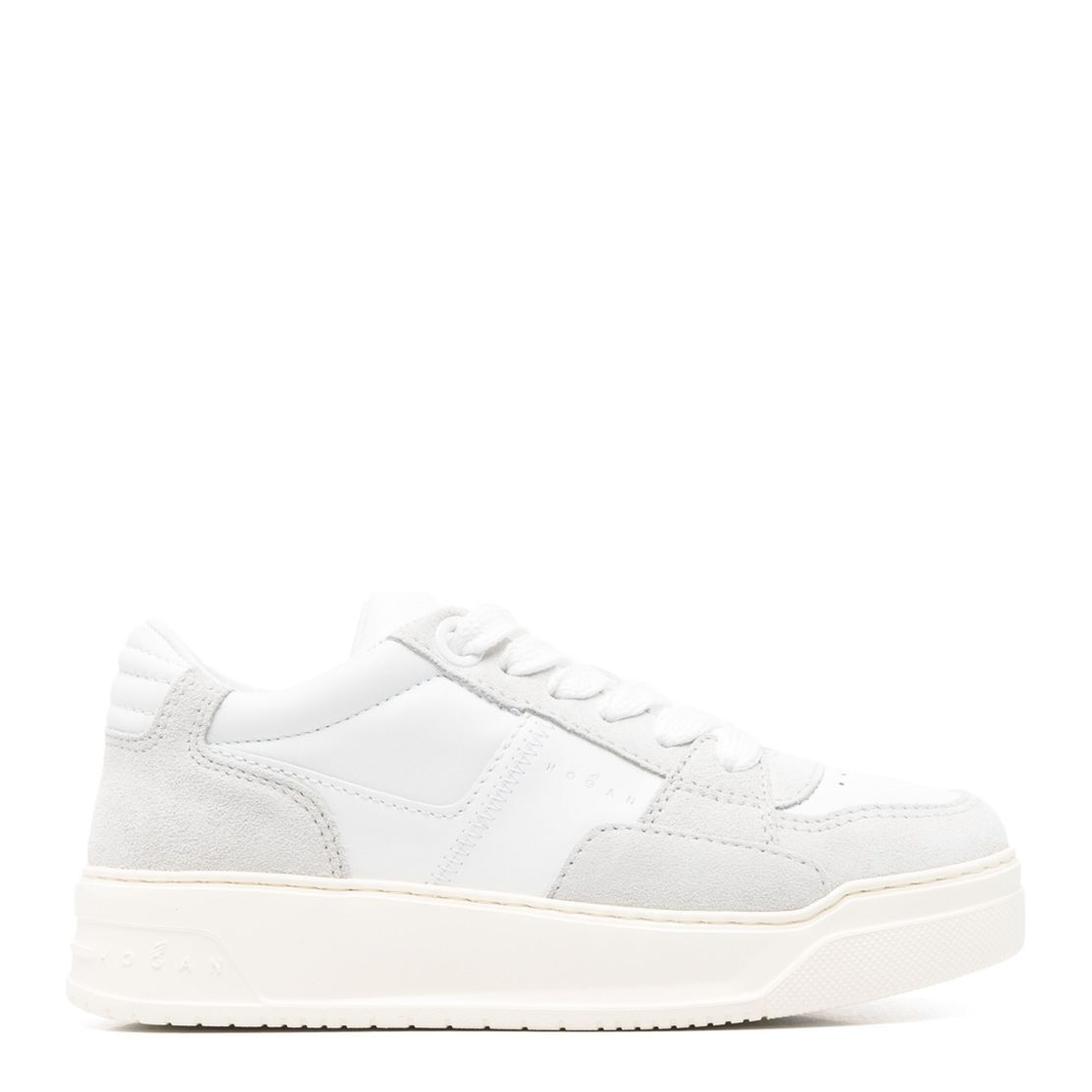 MAYFEYR - Hogan - Chamallow Nappa And Suede Sneakers - HXW6670FQ00ODZB001