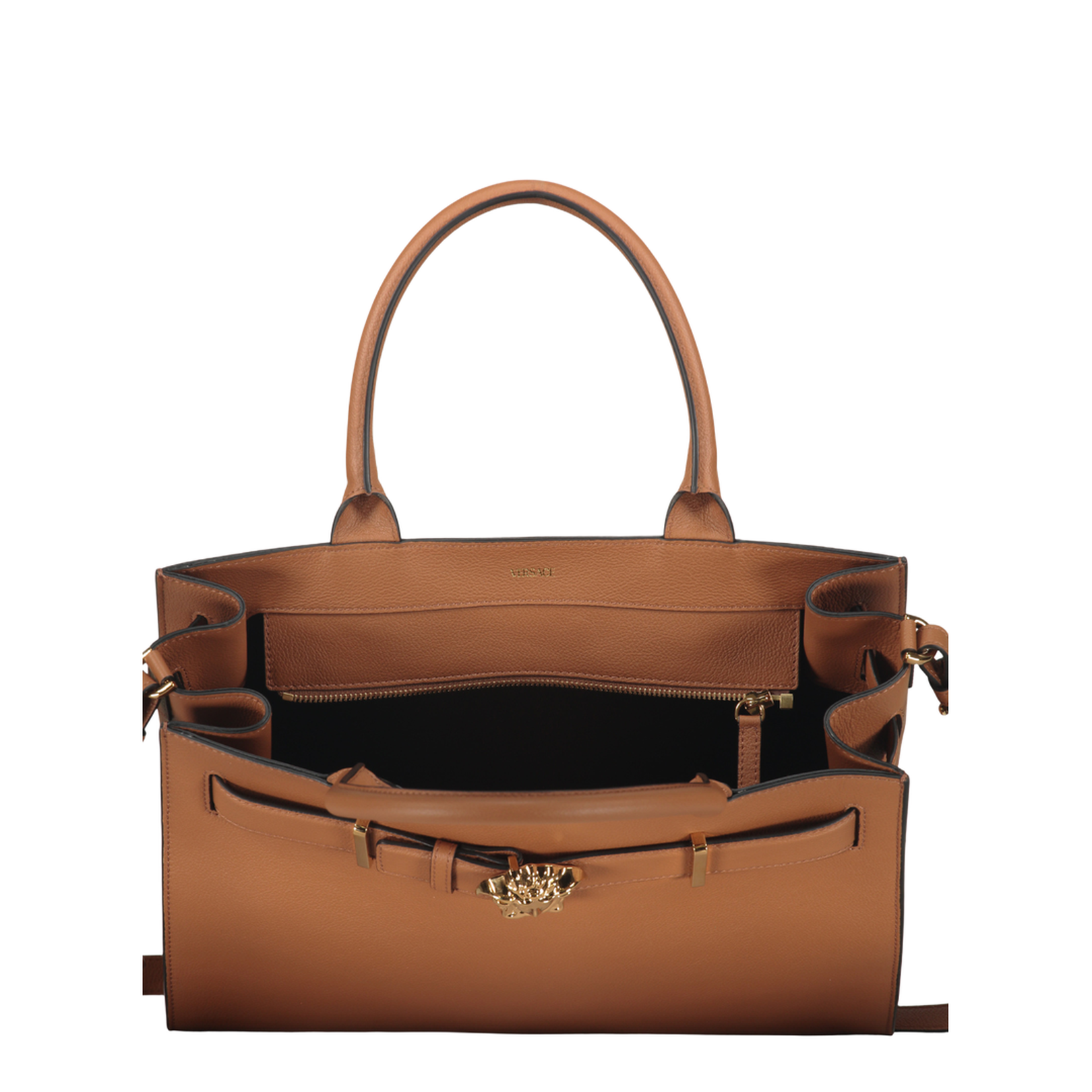 Elegant And Sophisticated Brown Leather Handbag