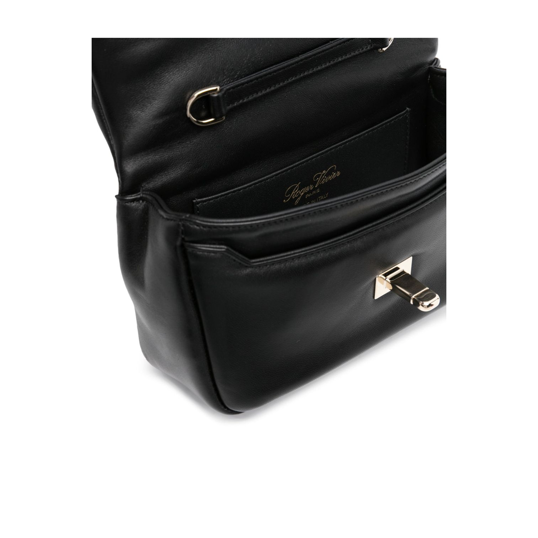 Viv' Choc Mini Bag in leather
