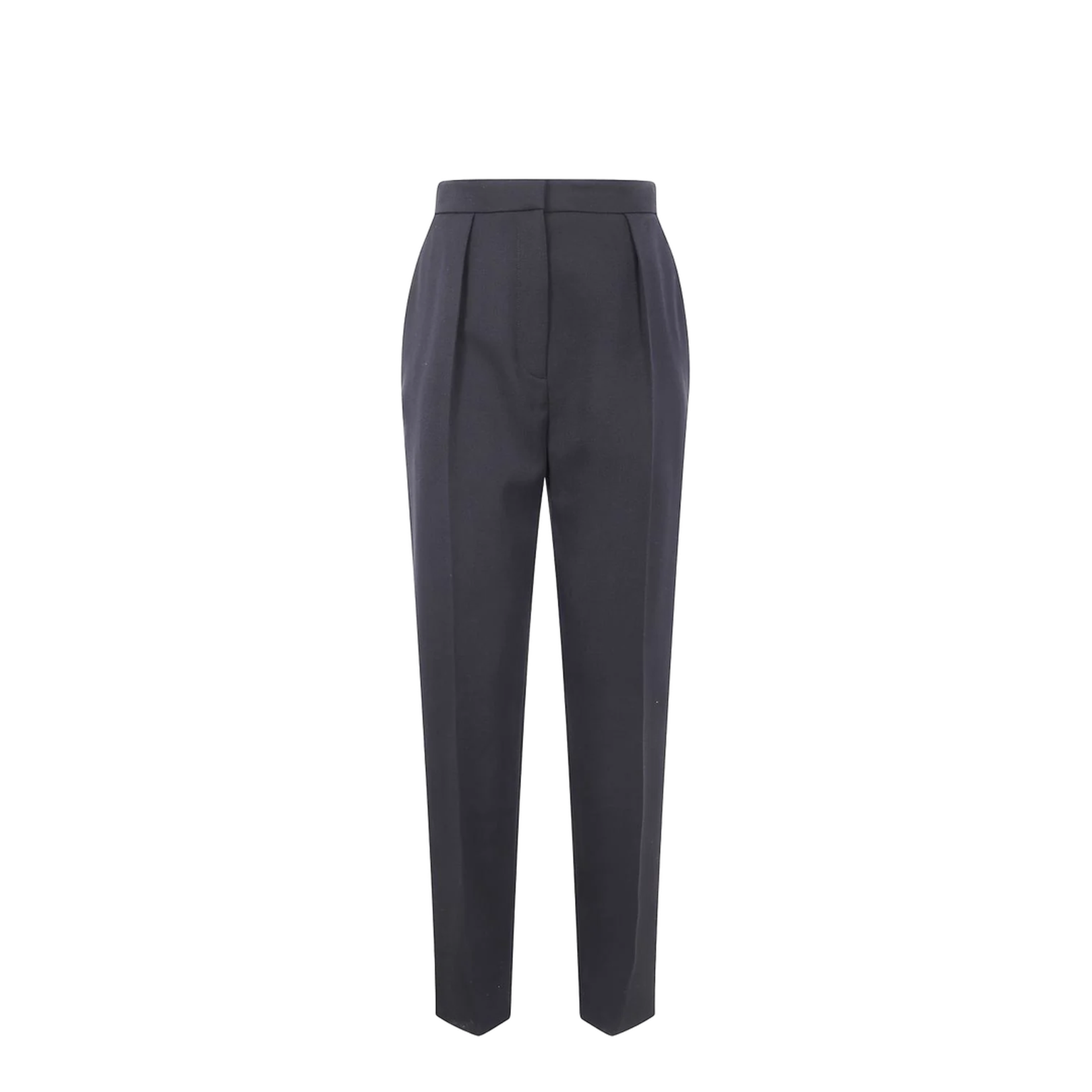 High Waist Tailored Grain De Poudre Pants