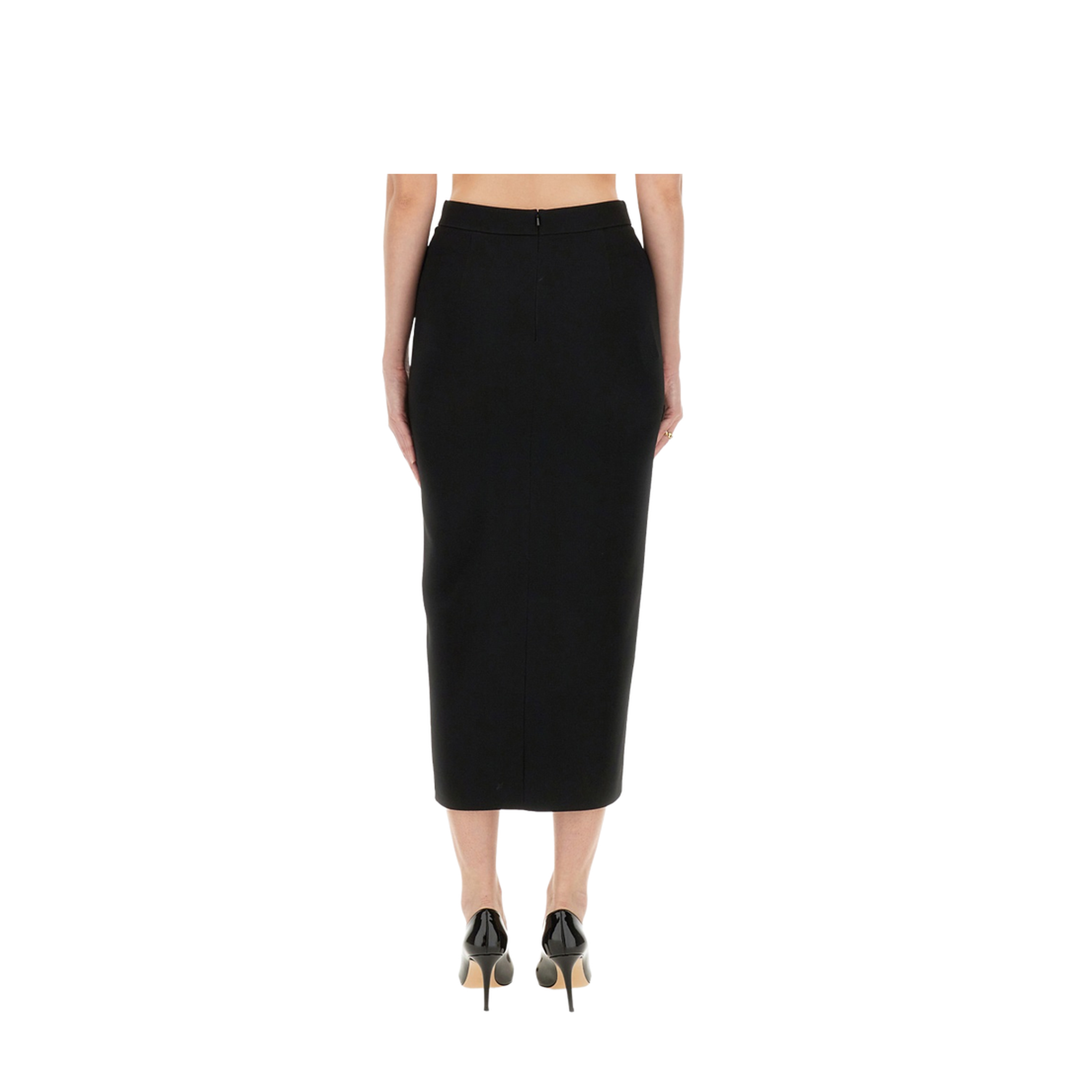 Asymmetric Plain Skirt