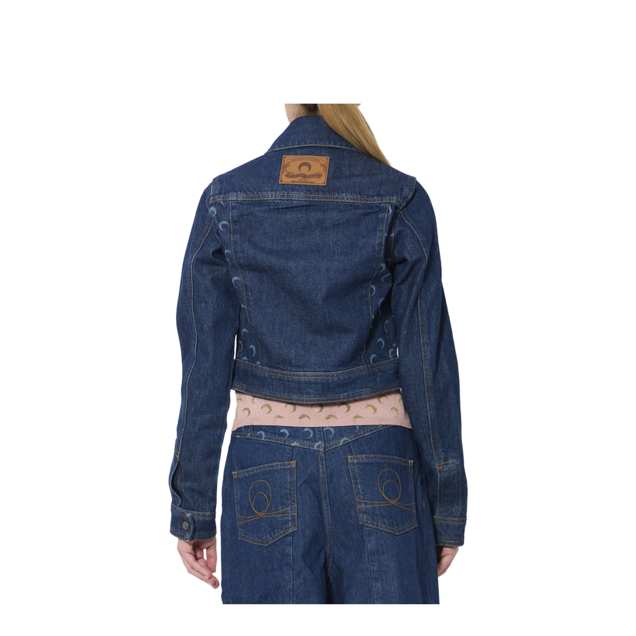 MAYFEYR - Marine Serre - Midnight Trucker Jacket - WJA076ARDEN0002BL80