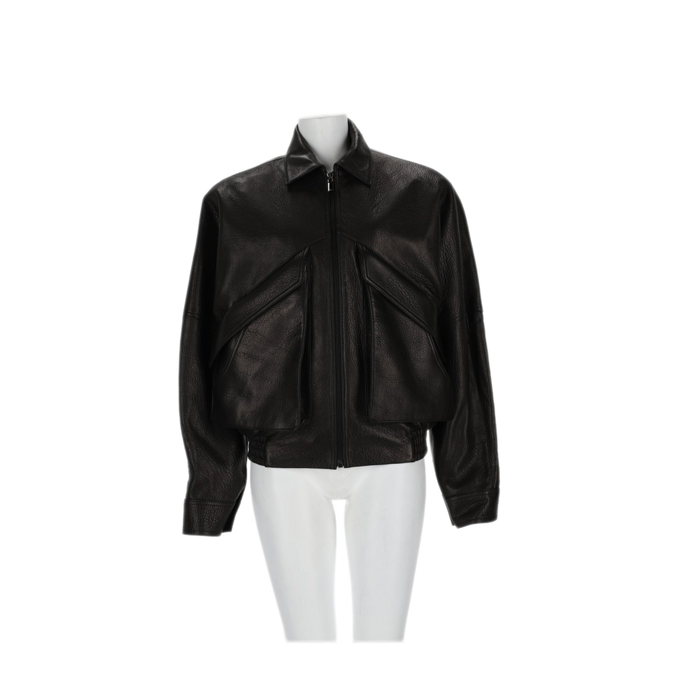 MAYFEYR - Magda Butrym - Black Leather Jacket - 284726BLACK