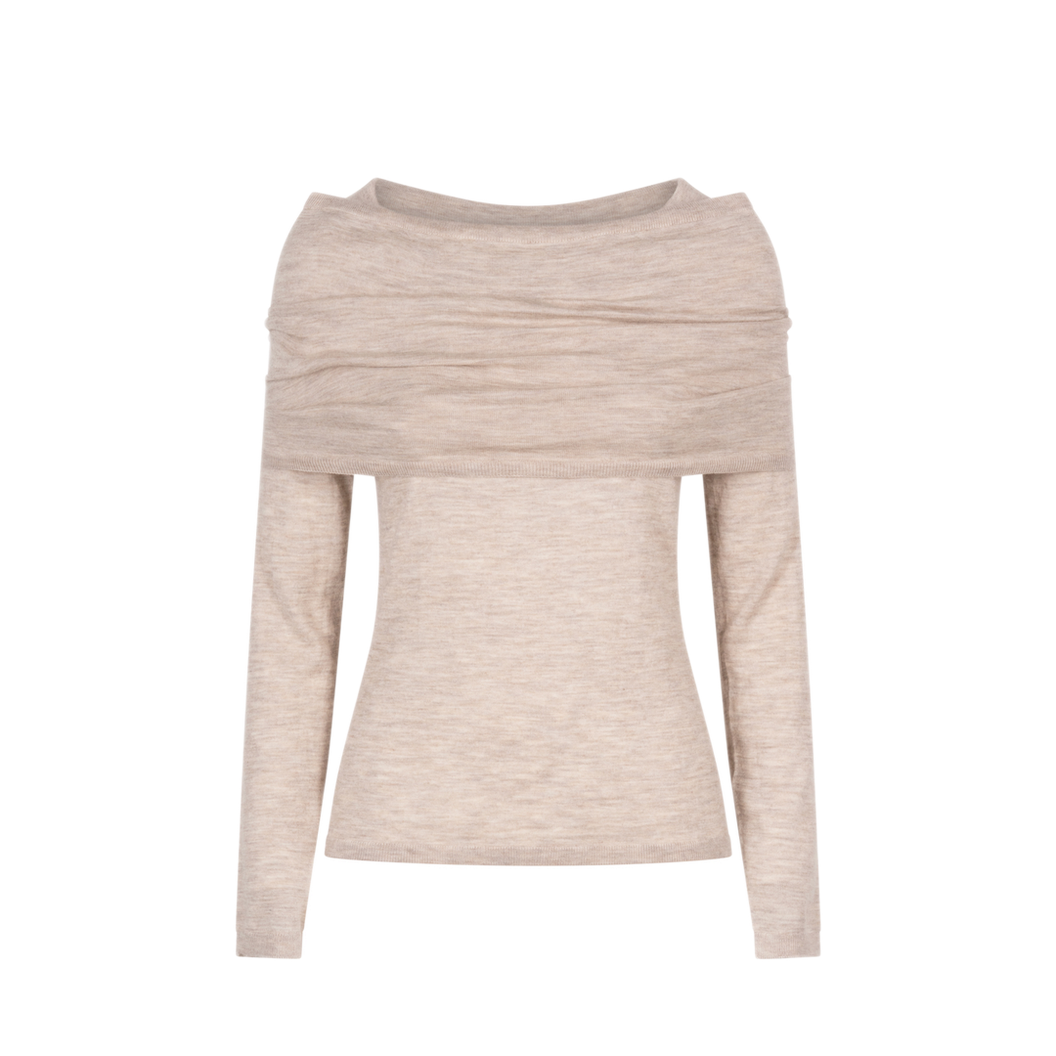 MAYFEYR - - Lightweight Cashmere Sweater With Removable Wrap Detail - MXMFARETRA002