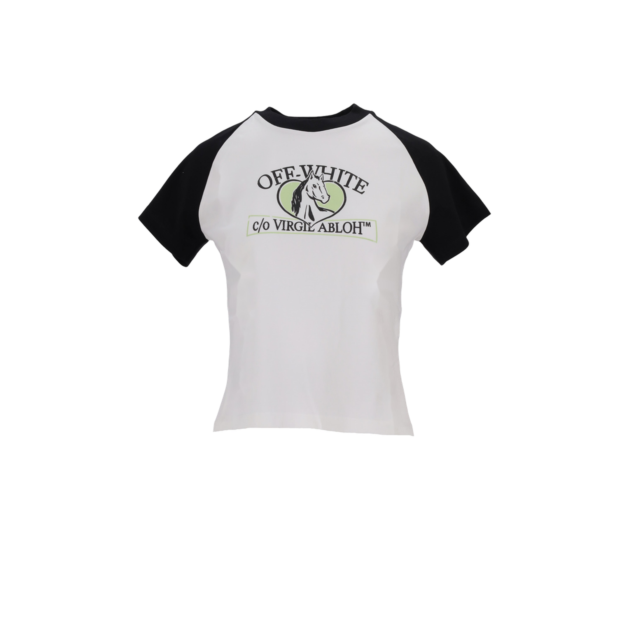 Horse Billboard Ragl Fit Tee White