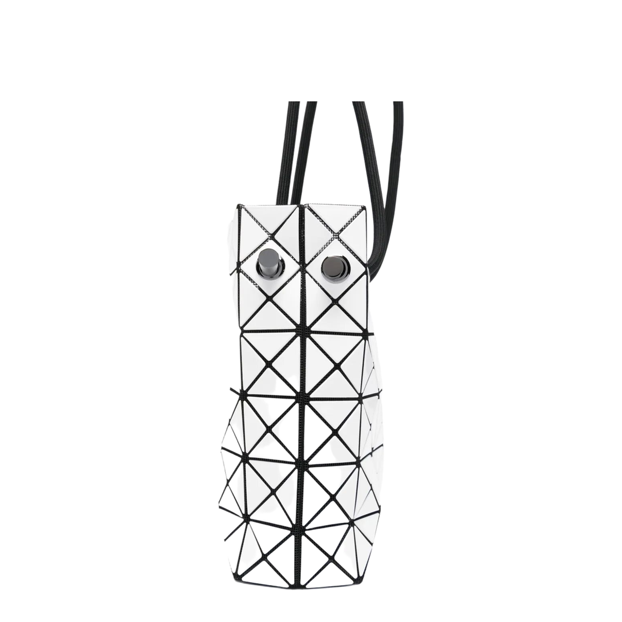 Geometric Wring Shoulder Bag - White