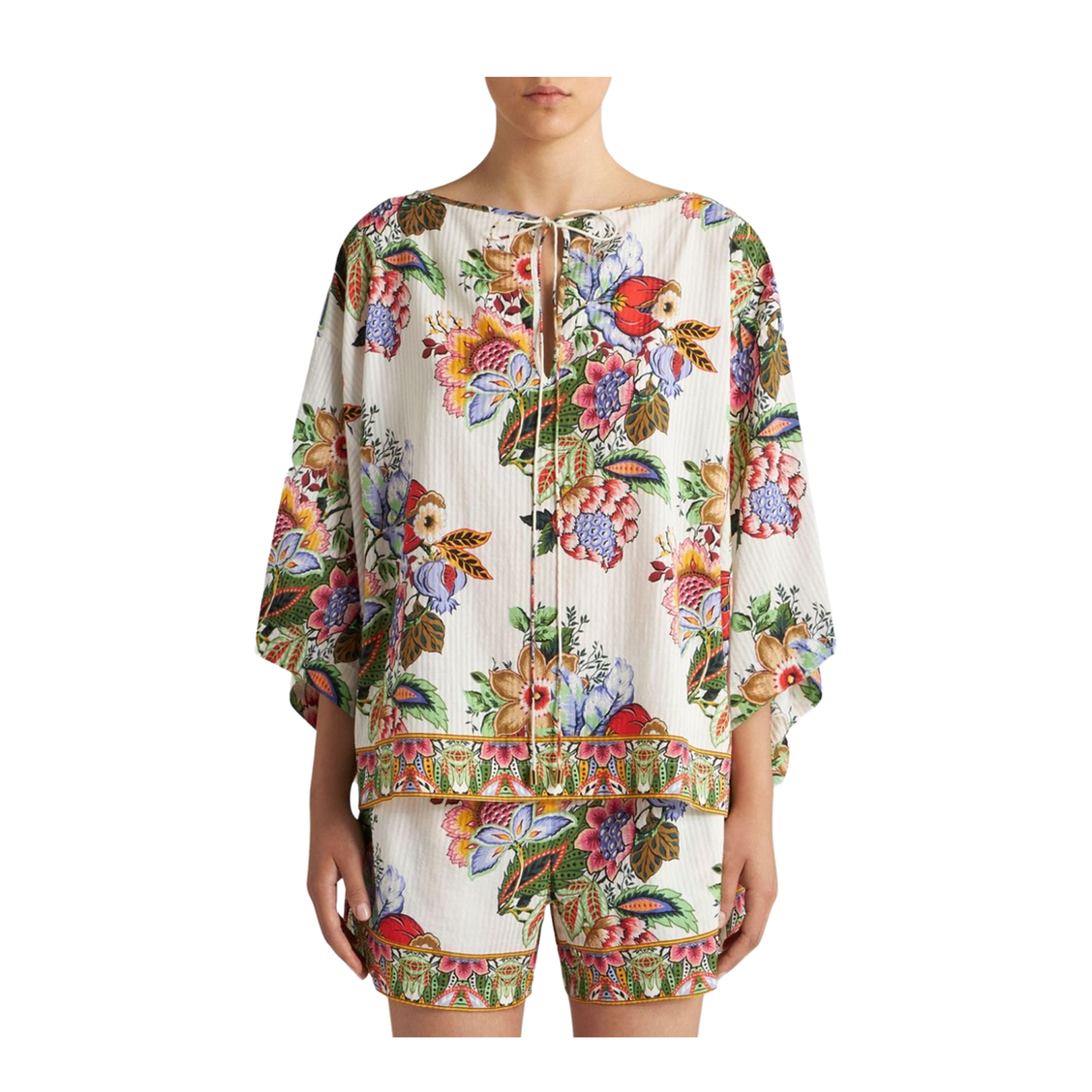 Multicoloured Bouquet Blouse