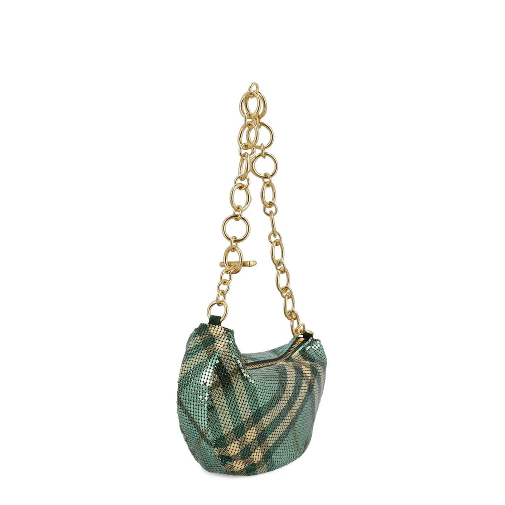 Elegant Green Check Bag