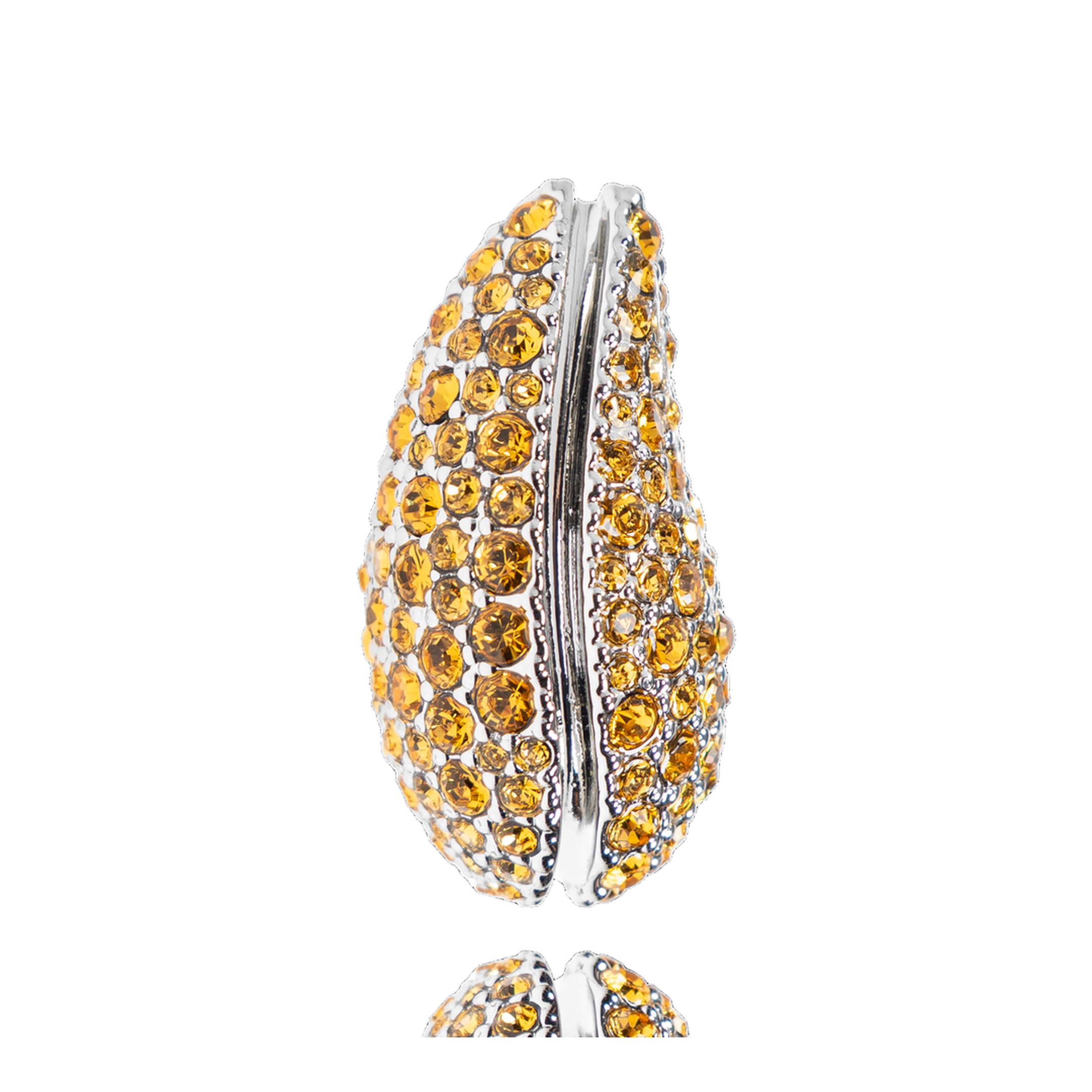 Earrings with Shimmering Crystal