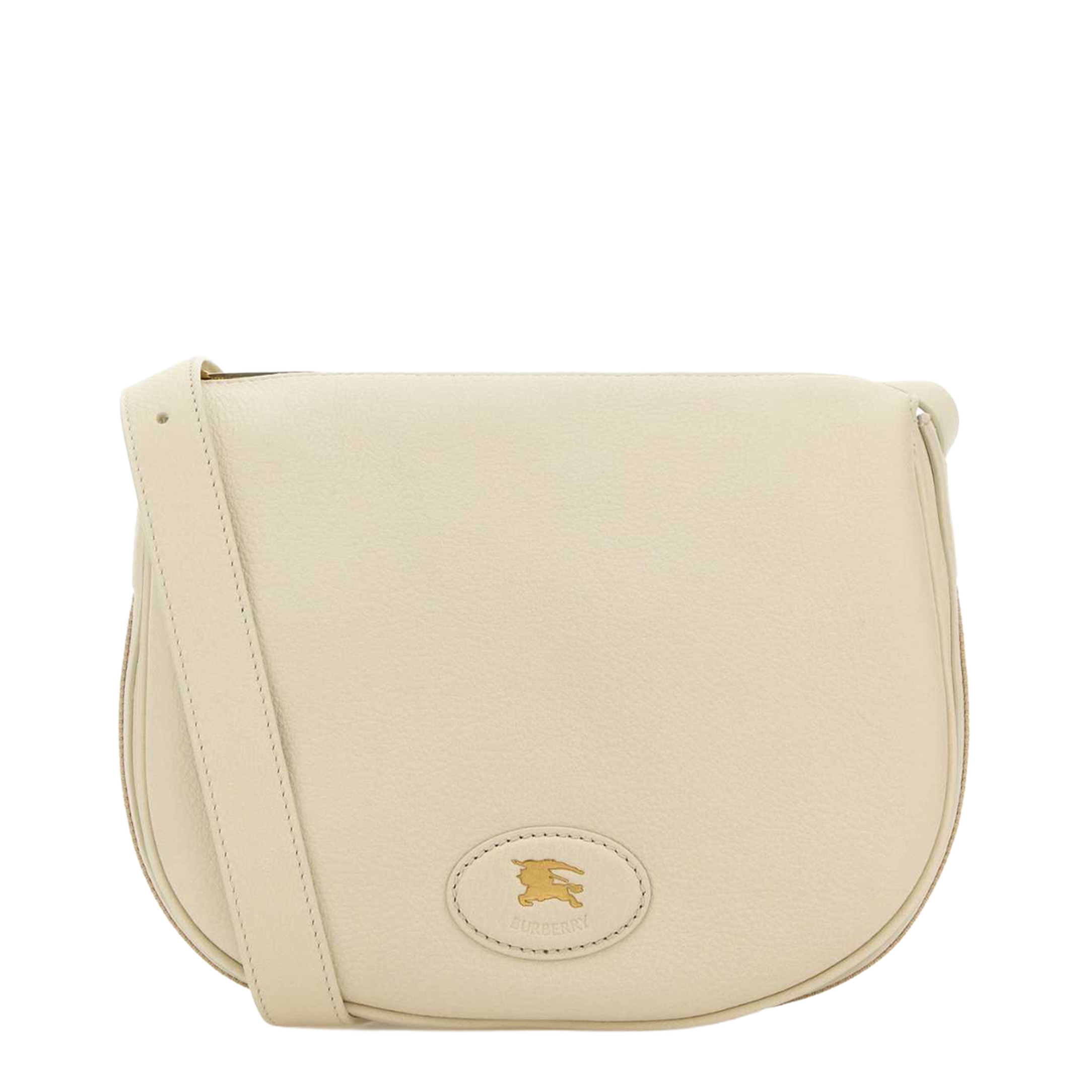 MAYFEYR - Burberry - Ivory Leather Tavistock Crossbody Bag - 8121115B7348
