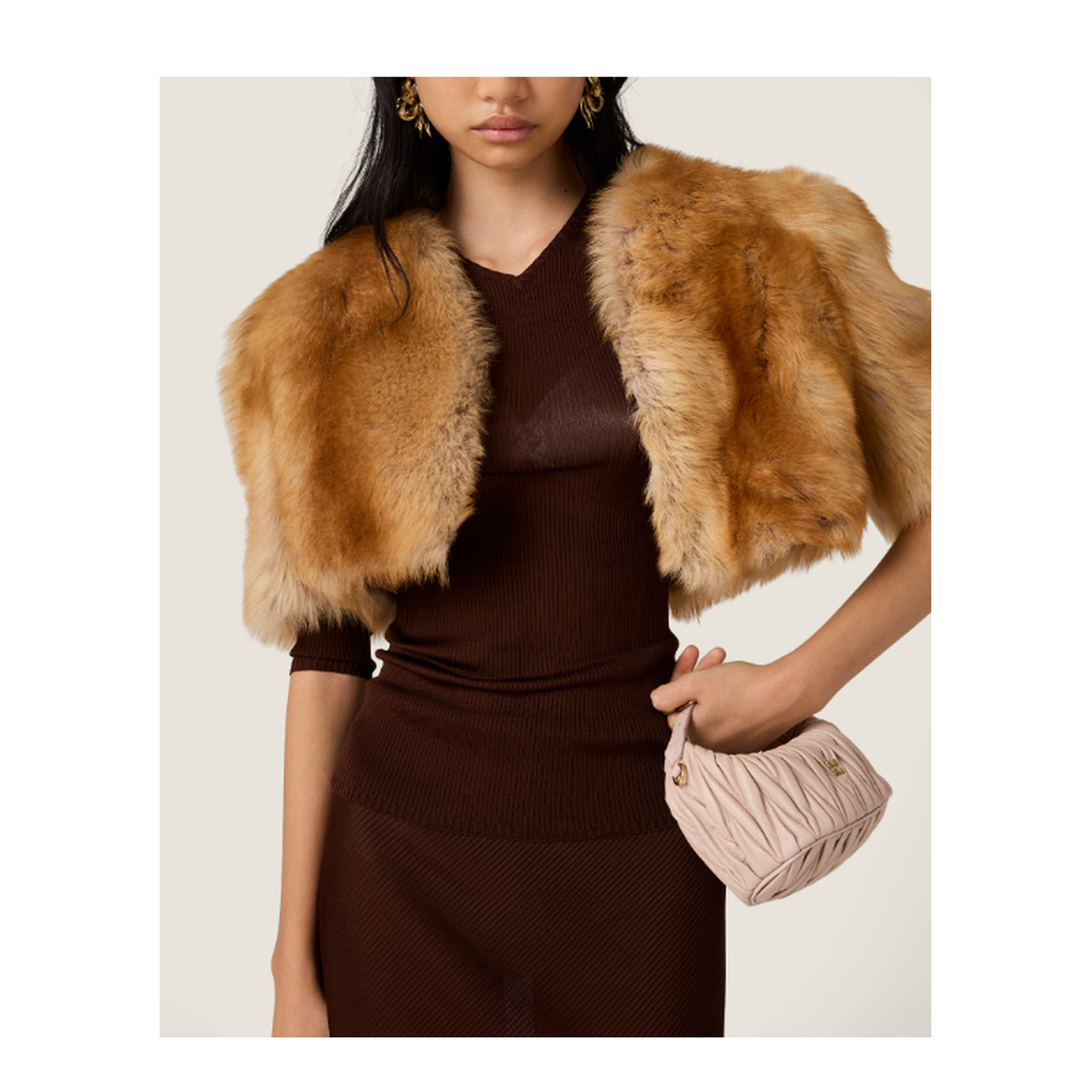 MAYFEYR - Miu Miu - Scollo V Silk Ribs F.21 - MML01BSOOO18BQF0324