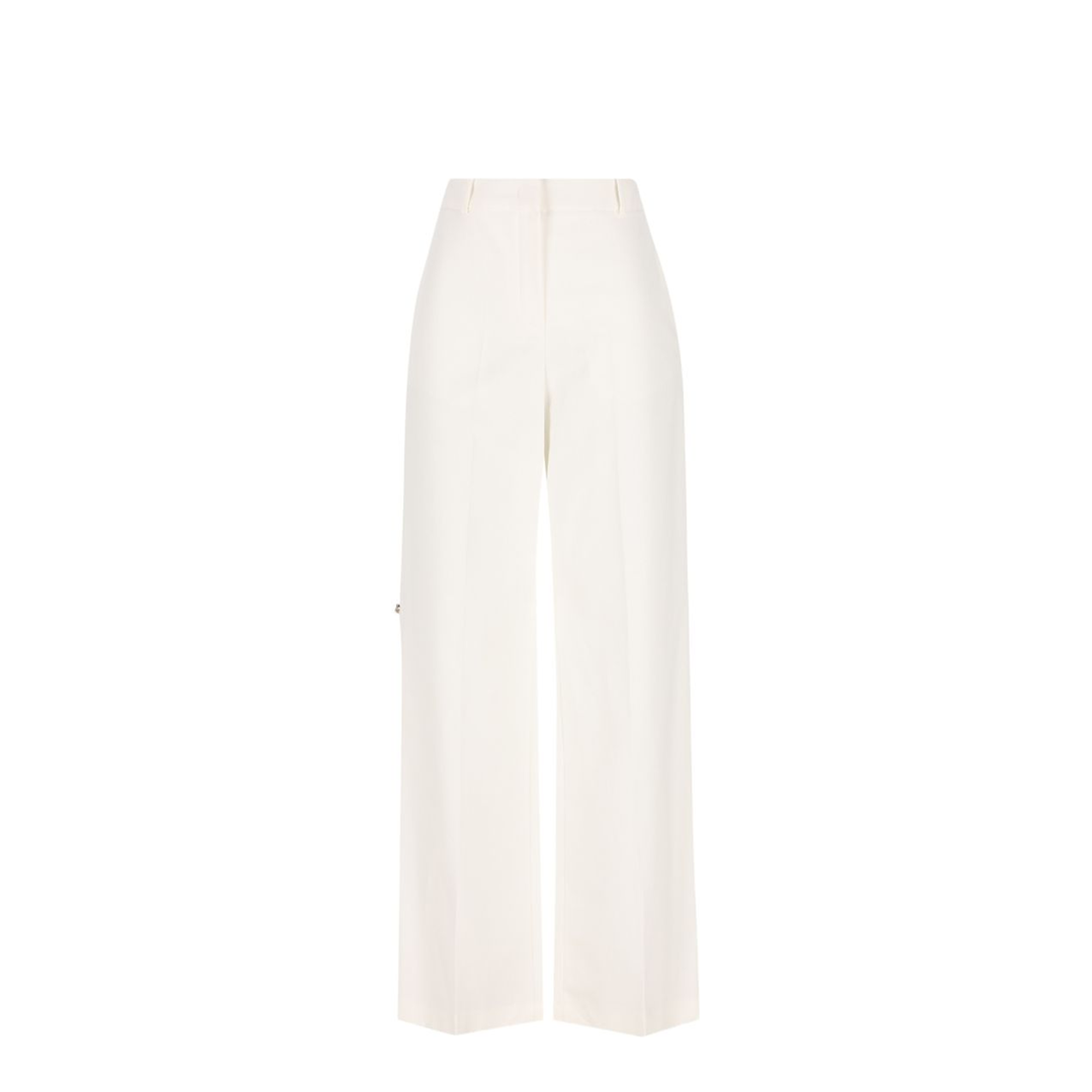 White Cotton Trousers