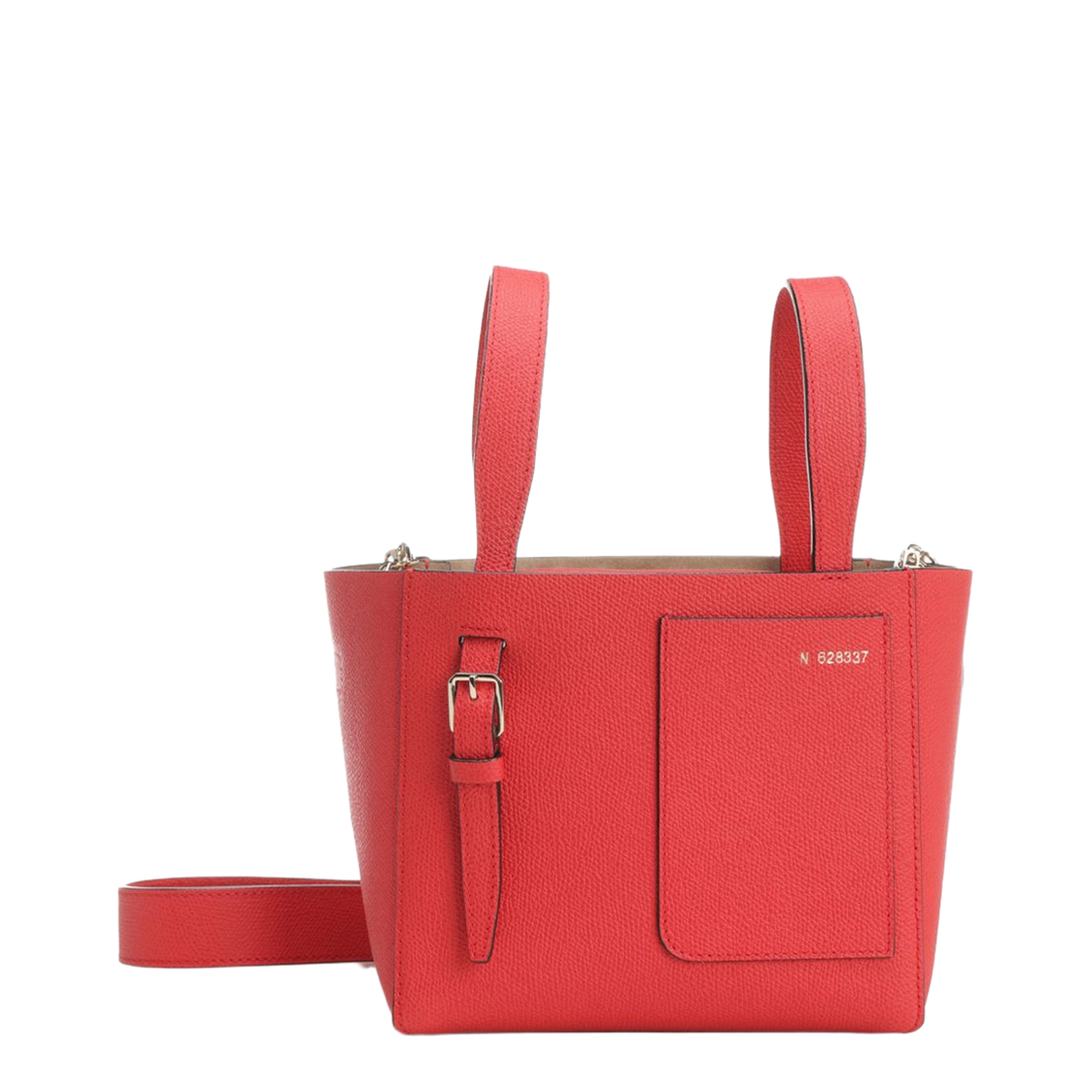 Soft Bucket Micro Bag - Crimson Red