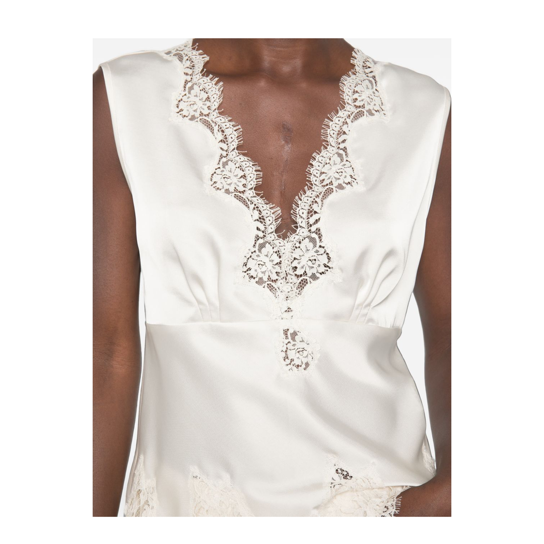 MAYFEYR - Ermanno Firenze - Top White - D49EL021EL0MF333
