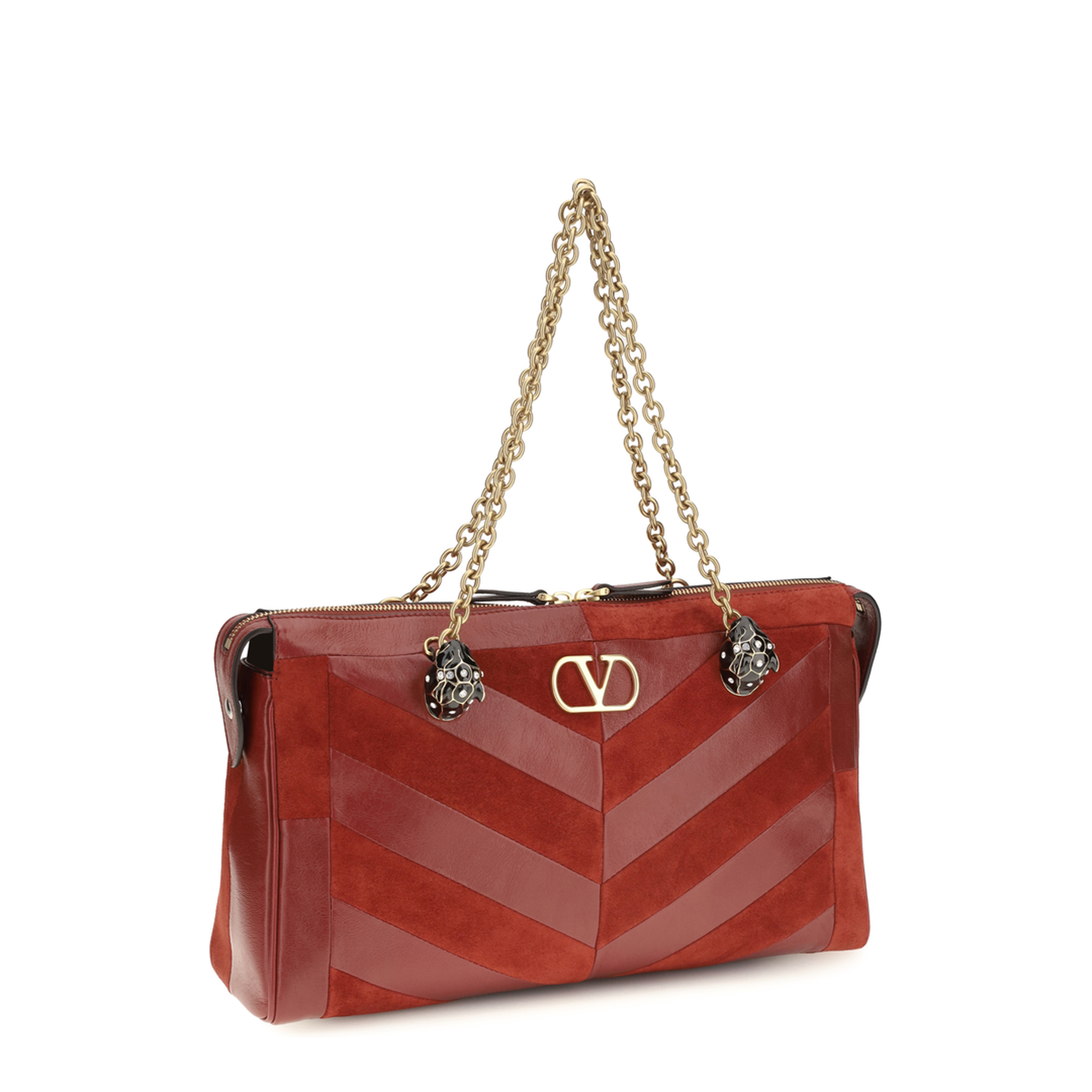 MAYFEYR - Valentino - Medium Chevron Pattern Panthea Shoulder Bag - 9W2B0S70DED