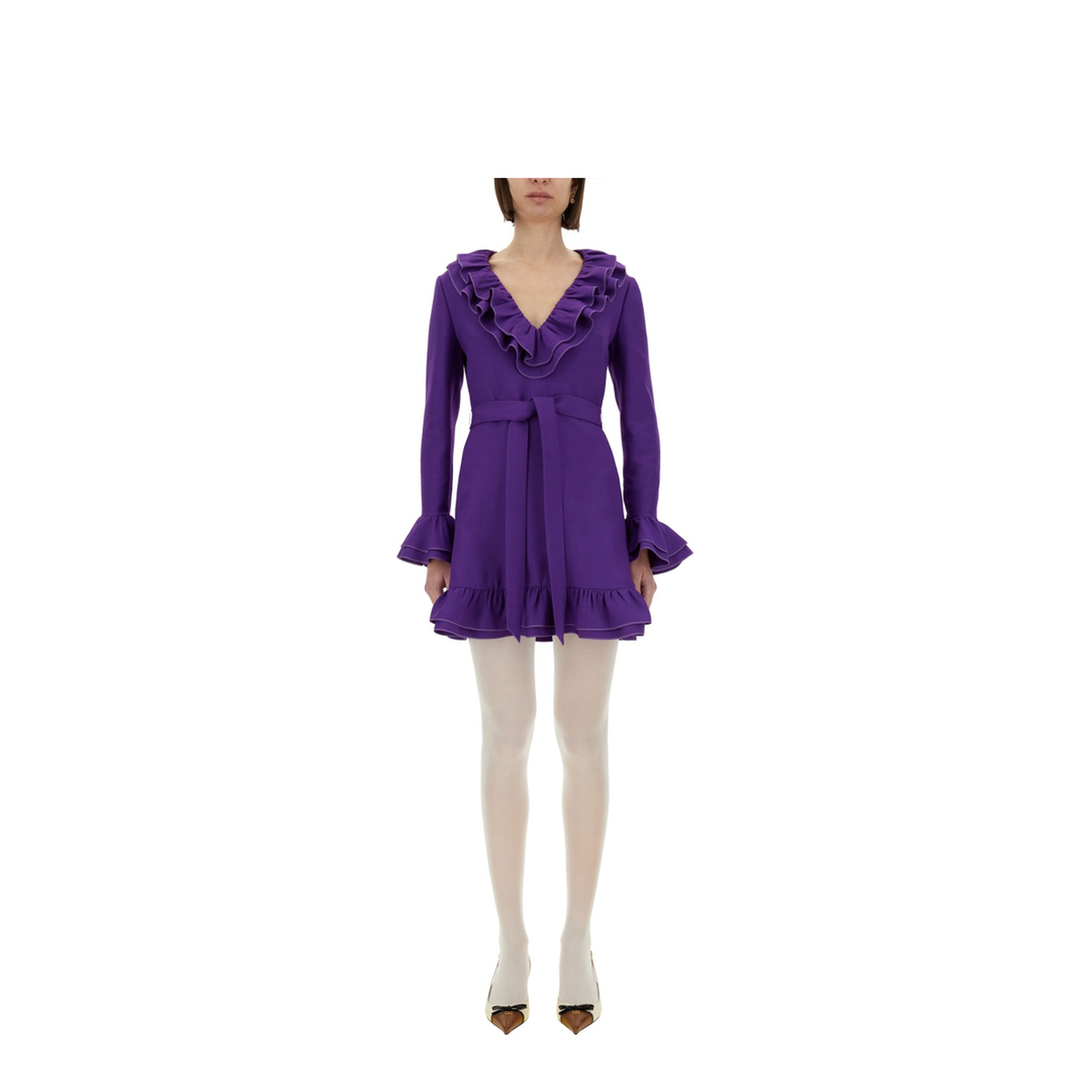 Crepe Couture Mini Dress