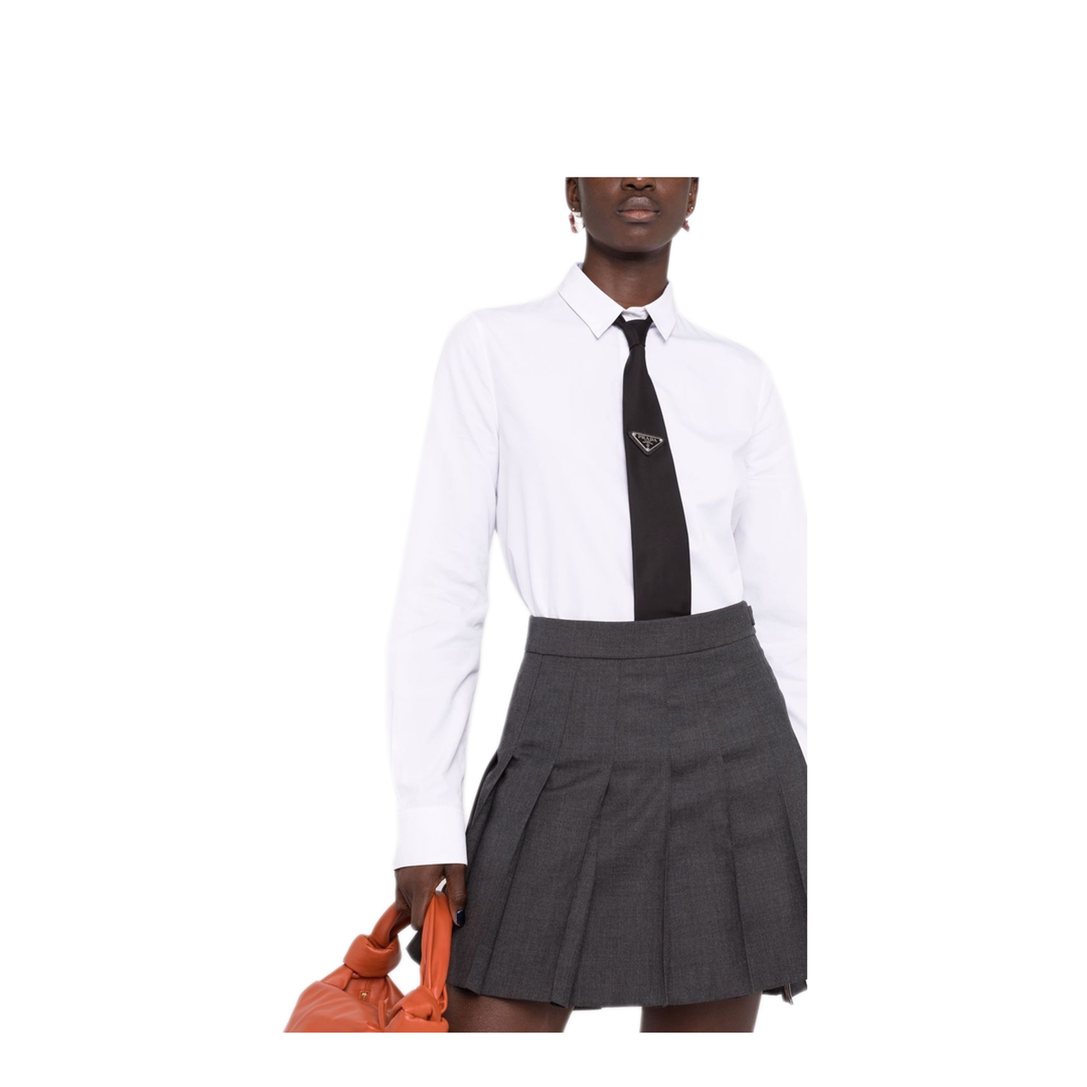 MAYFEYR - Thom Browne - Pleated Mini Skirt - FGC402V00626025