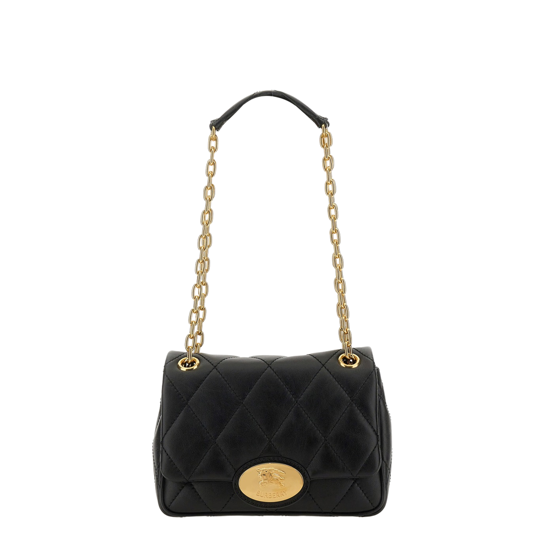 Black Quilted Crossbody Bag