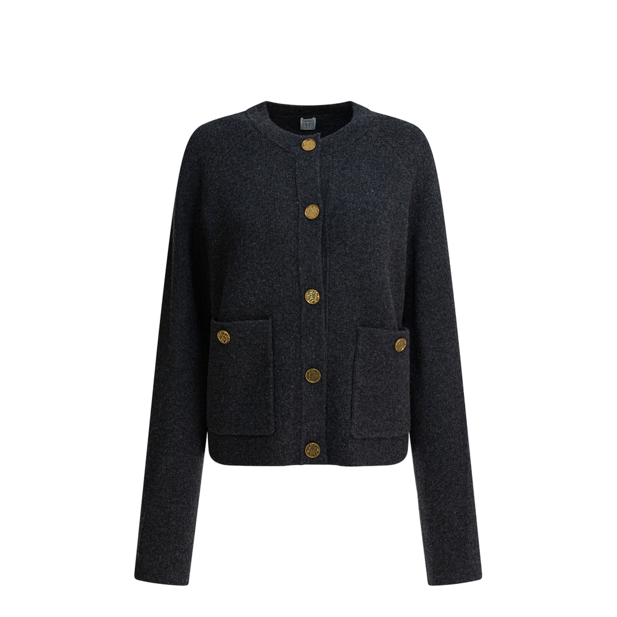 MAYFEYR - Toteme - Wool Blend Cardigan - 261-WRT4357-YA0279-315CHARCOAL