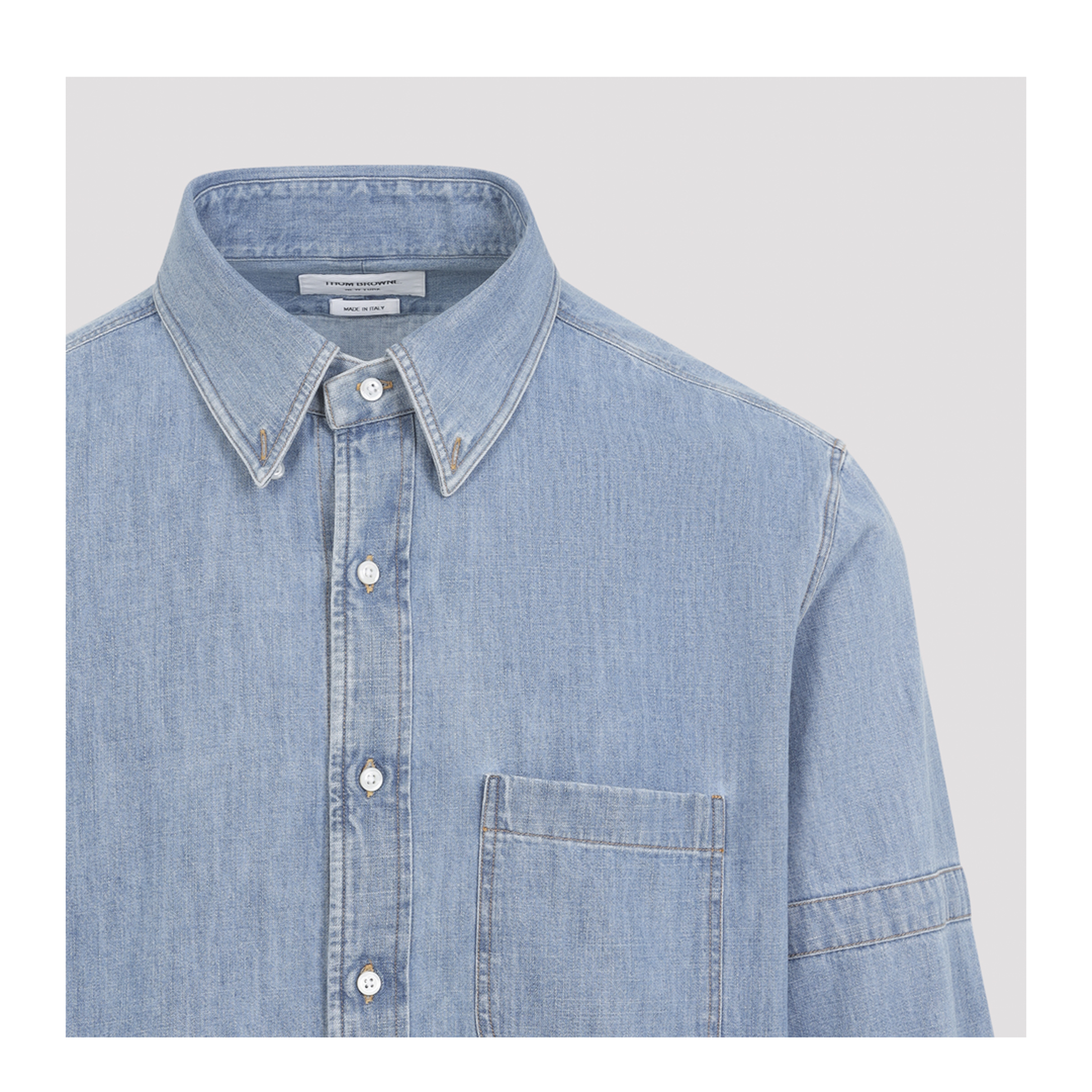 MAYFEYR - Thom Browne - Straight Fit L/S Shirt - MWL412OF1210480