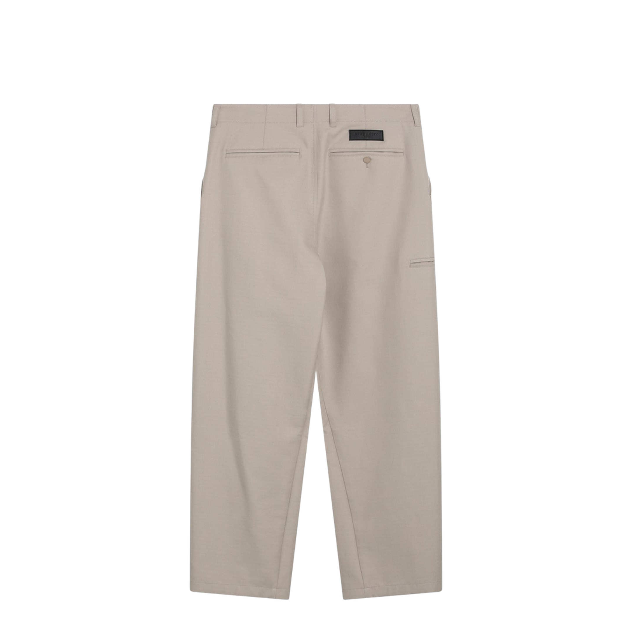 Beige Cotton Trousers