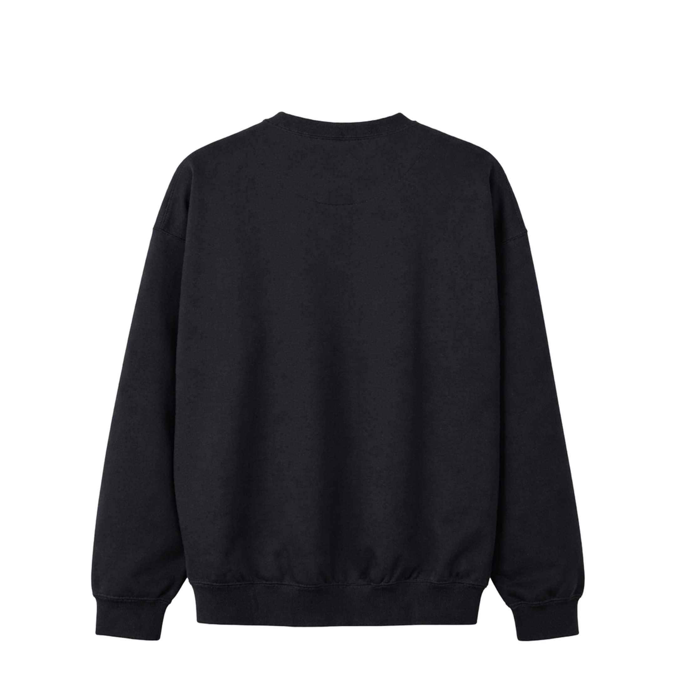 Ribbed Crew Neck Long Sleeve Top