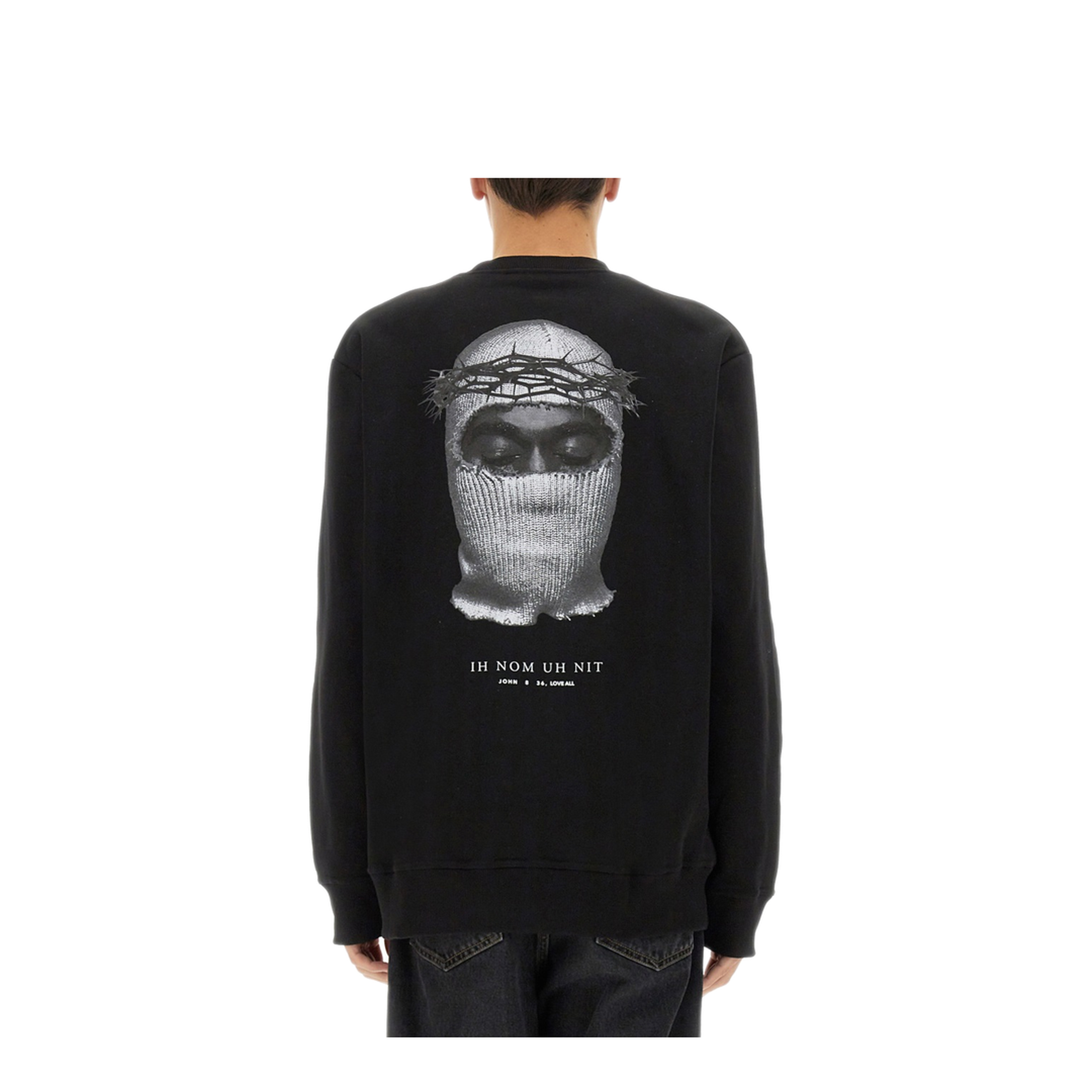 MAYFEYR - IH NOM UH NIT - Crown Mask Print Sweatshirt - NUS25232009