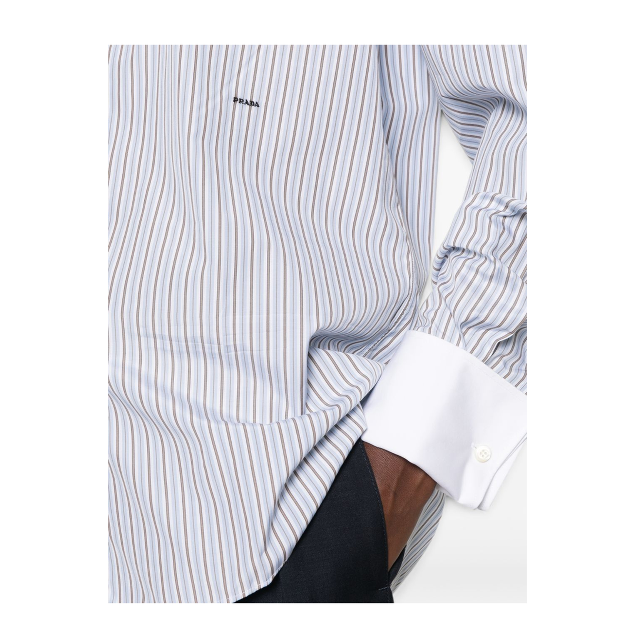 MAYFEYR - Prada - Light Blue Shirts - P465JR1H1KF0012