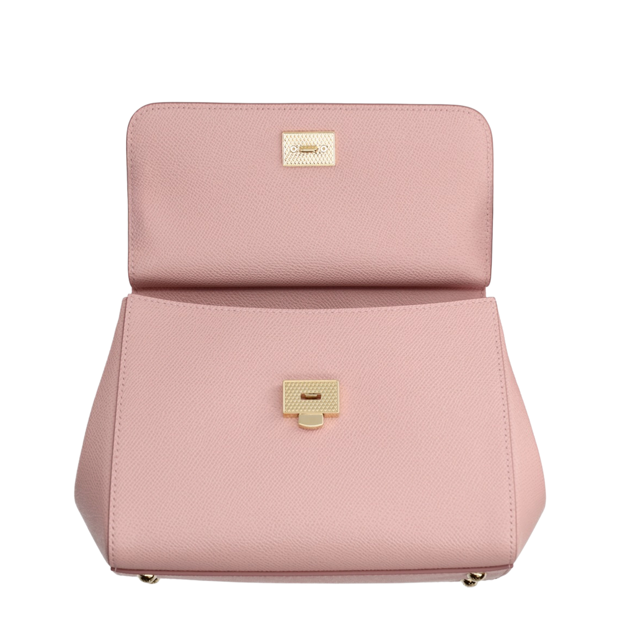 Medium Sicily Top-Handle Bag in Pink