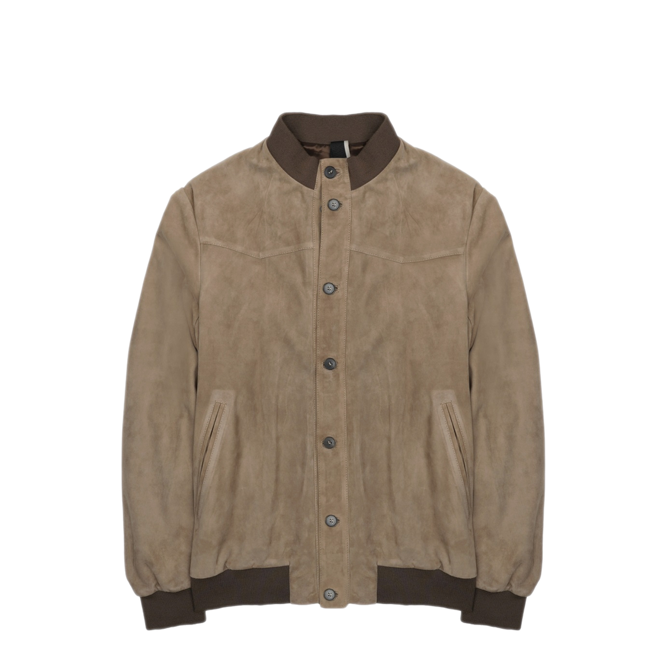MAYFEYR - LOW BRAND - Bomber Jacket In Suede - LJ26006M063MUD