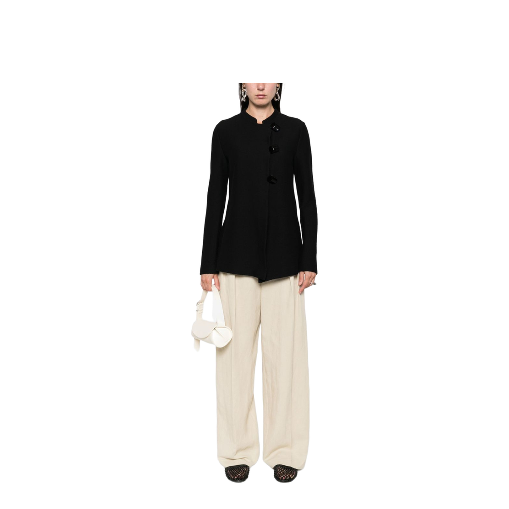 Cotton Single-Breasted Jacket