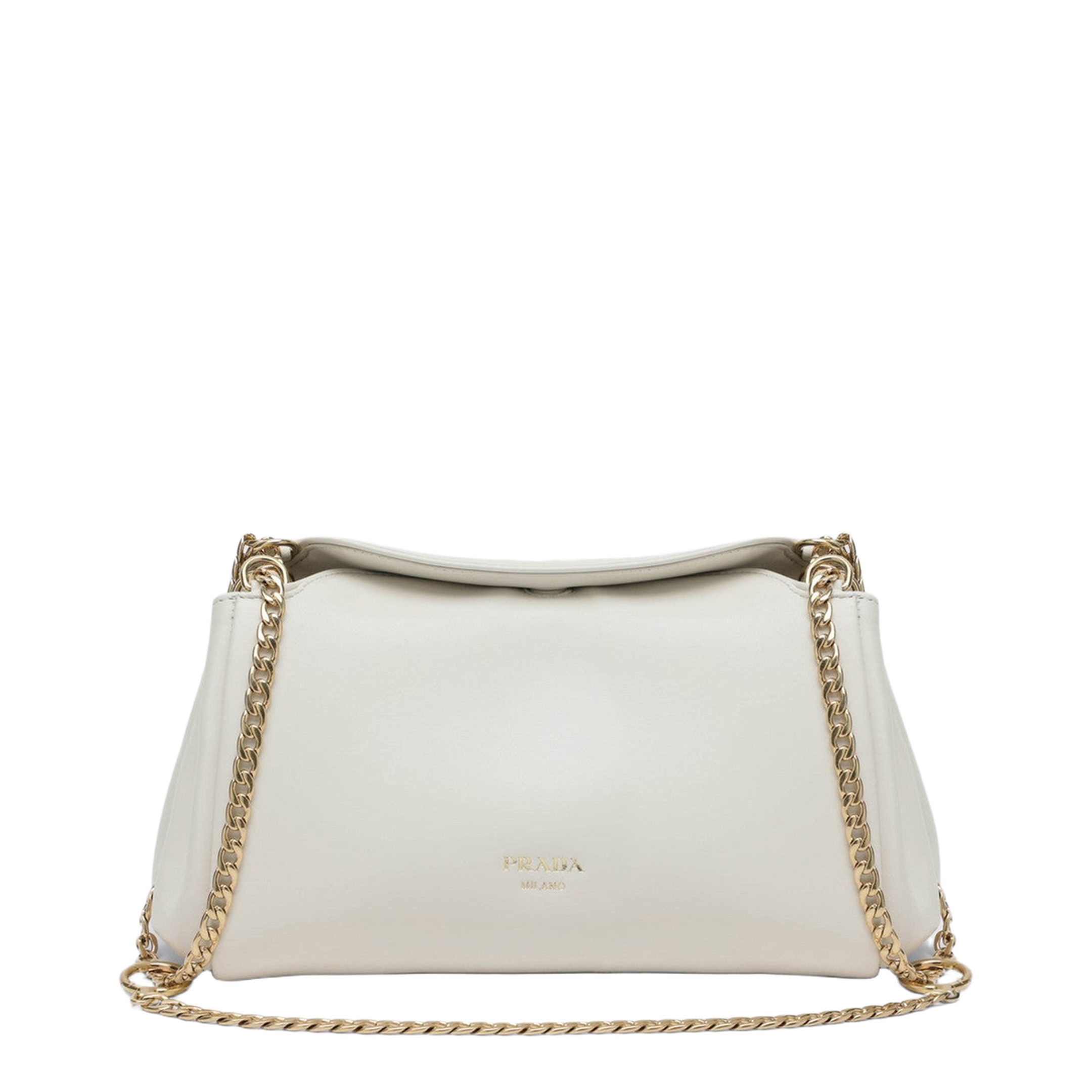 White Nappa Leather Handbag
