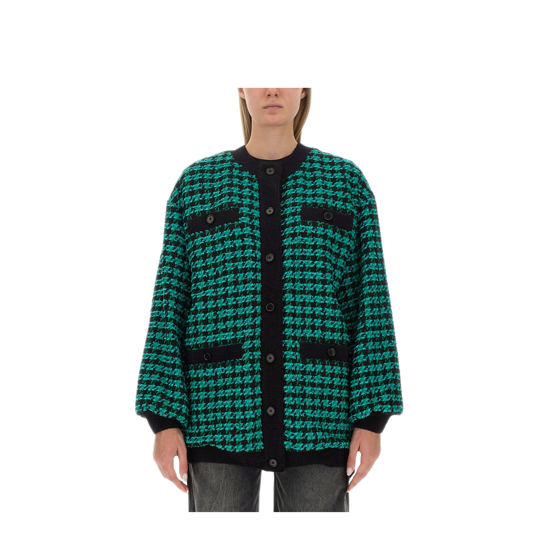 MAYFEYR - MSGM - Houndstooth Tweed Jacket - 3541MDH0423760436