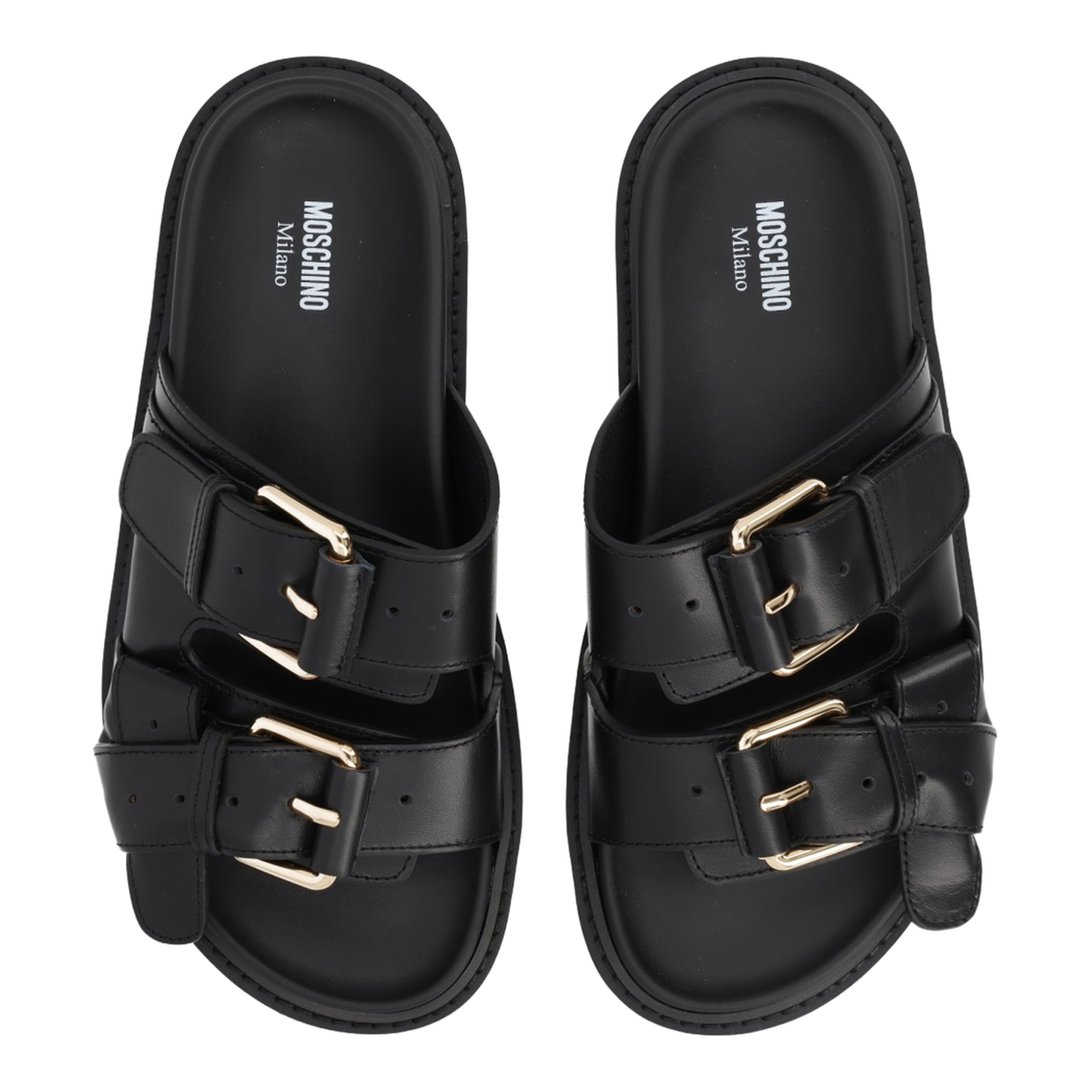 MAYFEYR - Moschino - Double Strap Sandals - MA28153G1OMF0000