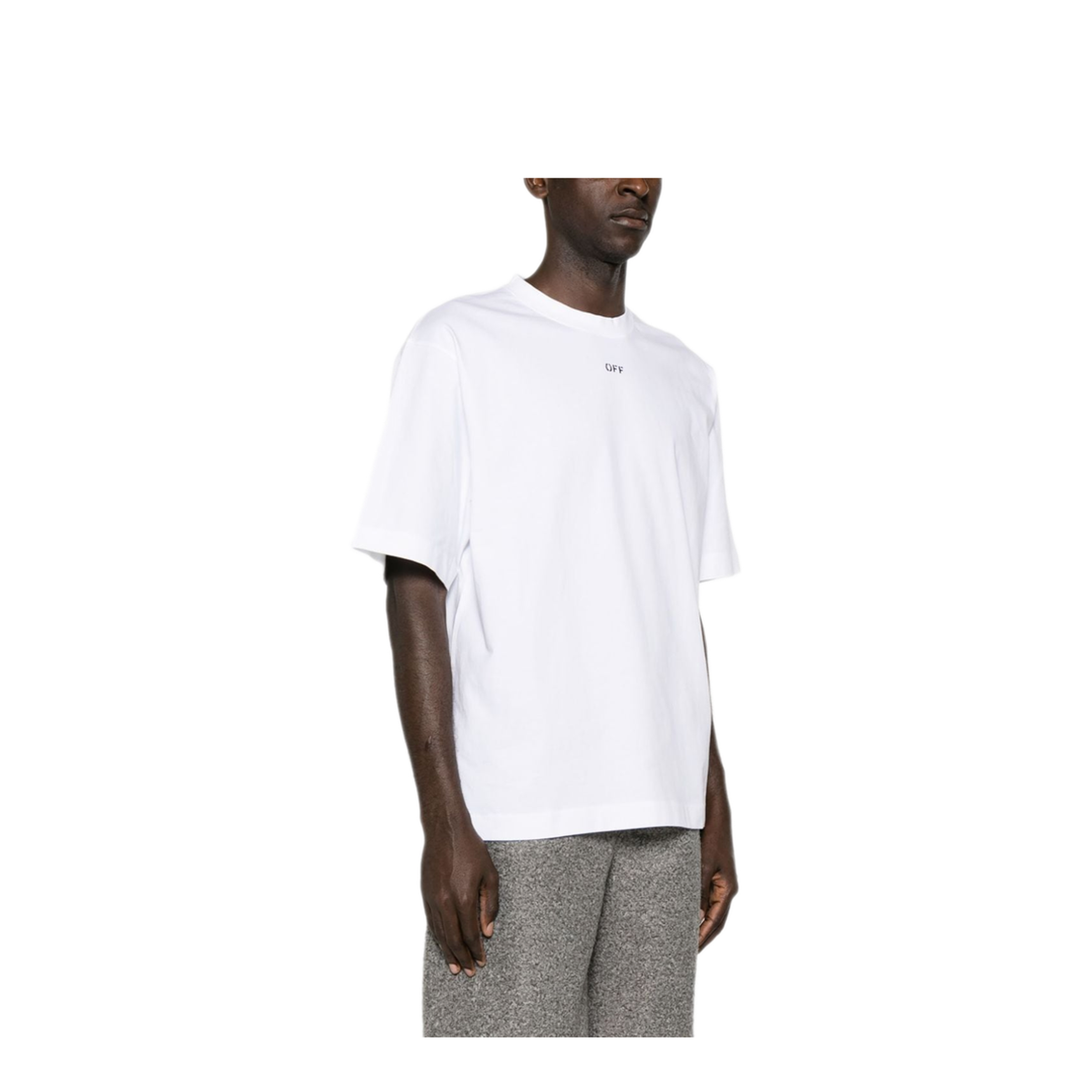 MAYFEYR - Off-White - Off Stamp Skate S/S Tee - OMAA120C99JER0050110