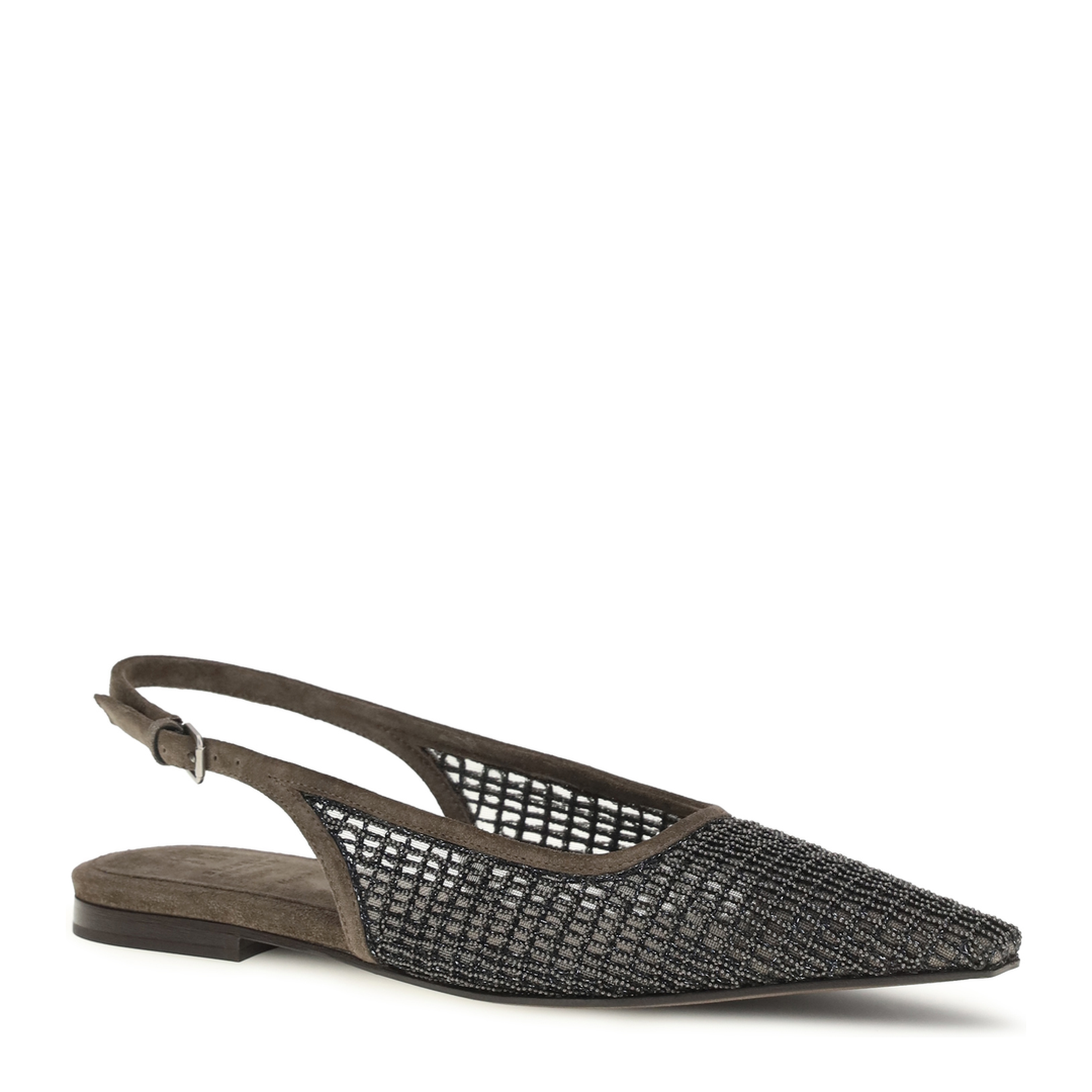 MAYFEYR - Brunello Cucinelli - Pointed Slingback Ballerinas - MZSFC3176