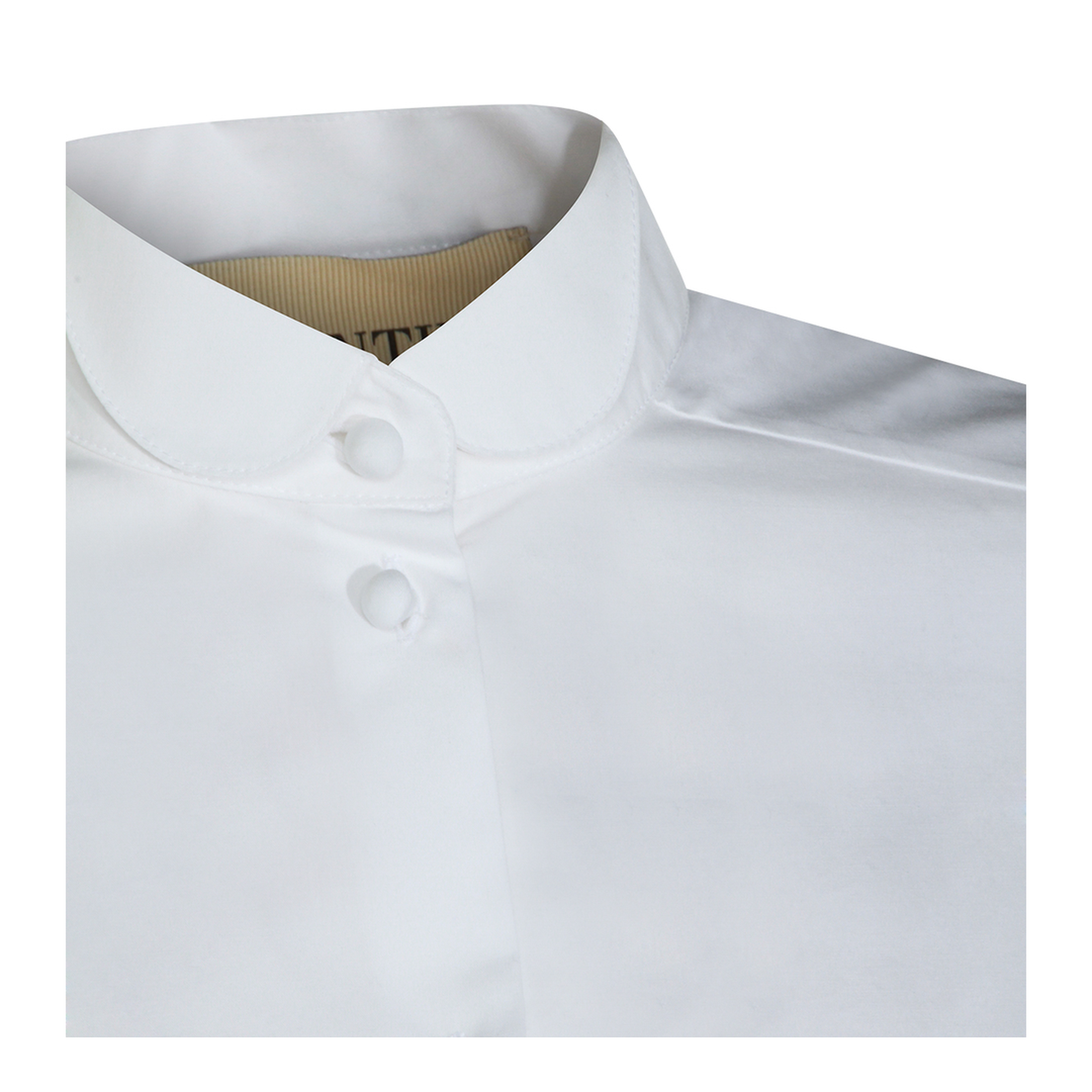 White Cotton Poplin Shirt