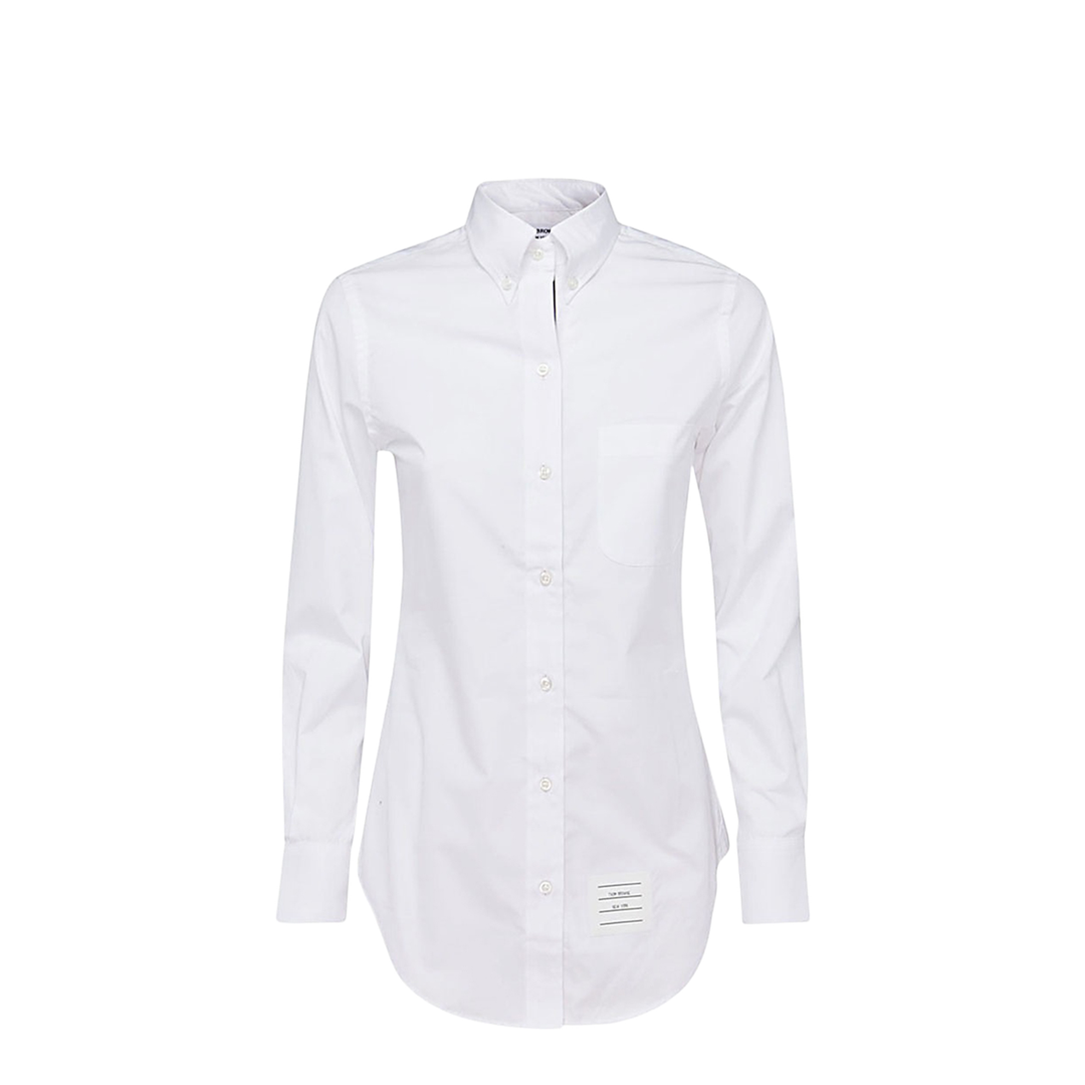 MAYFEYR - Thom Browne - Button-Down Shirt In White - FLL005E03113100