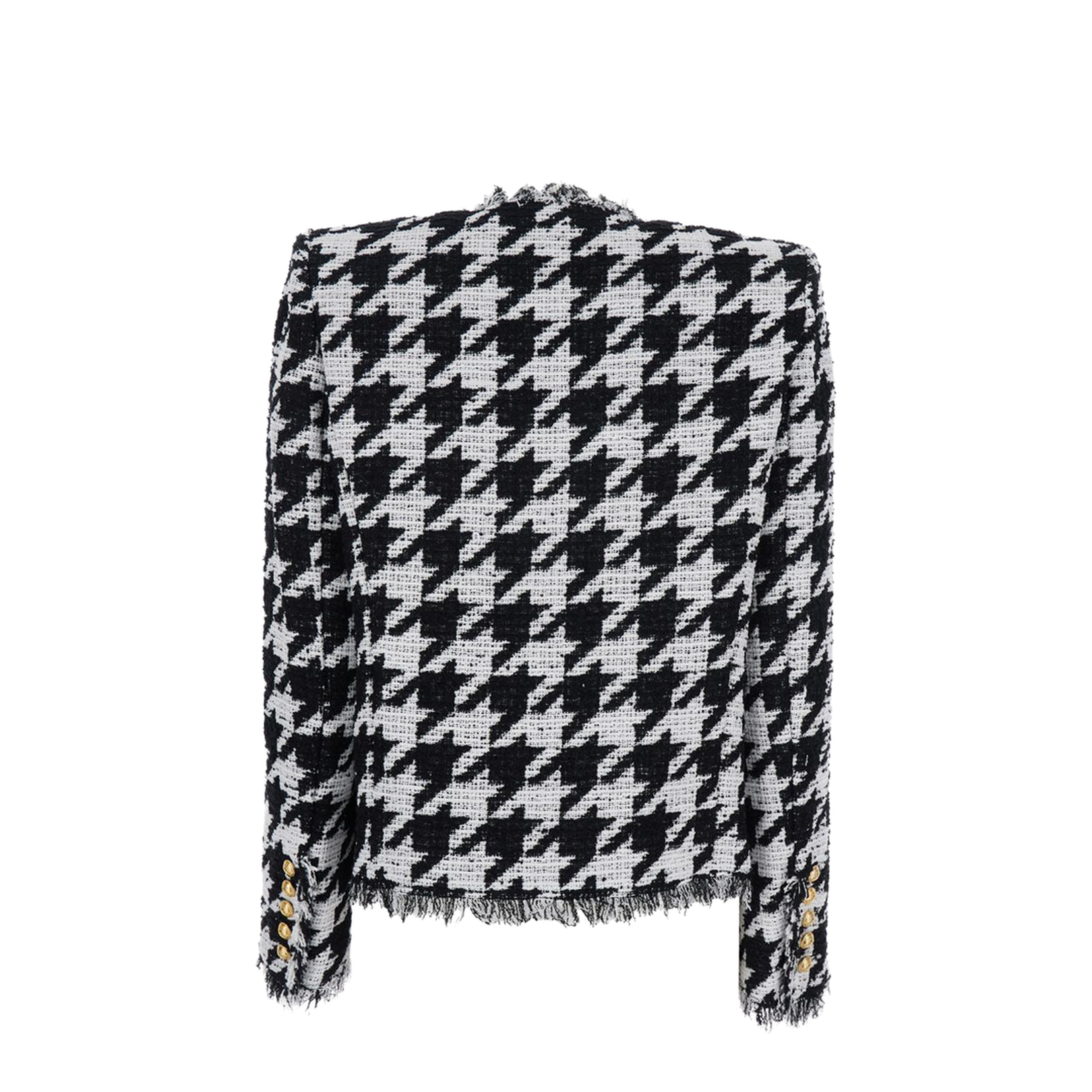 Jacket with Decorative Buttons - Black