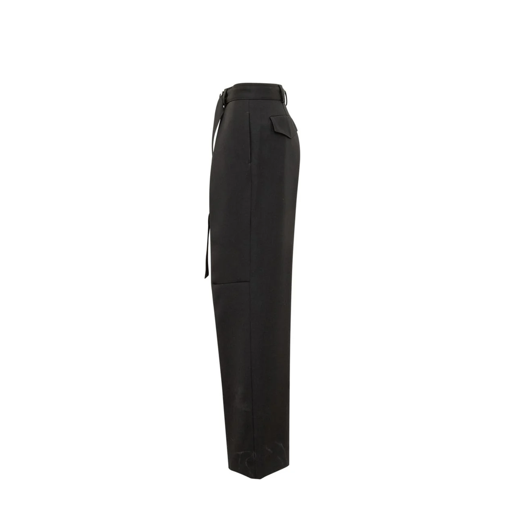 Sharp Wool Gabardine Trousers